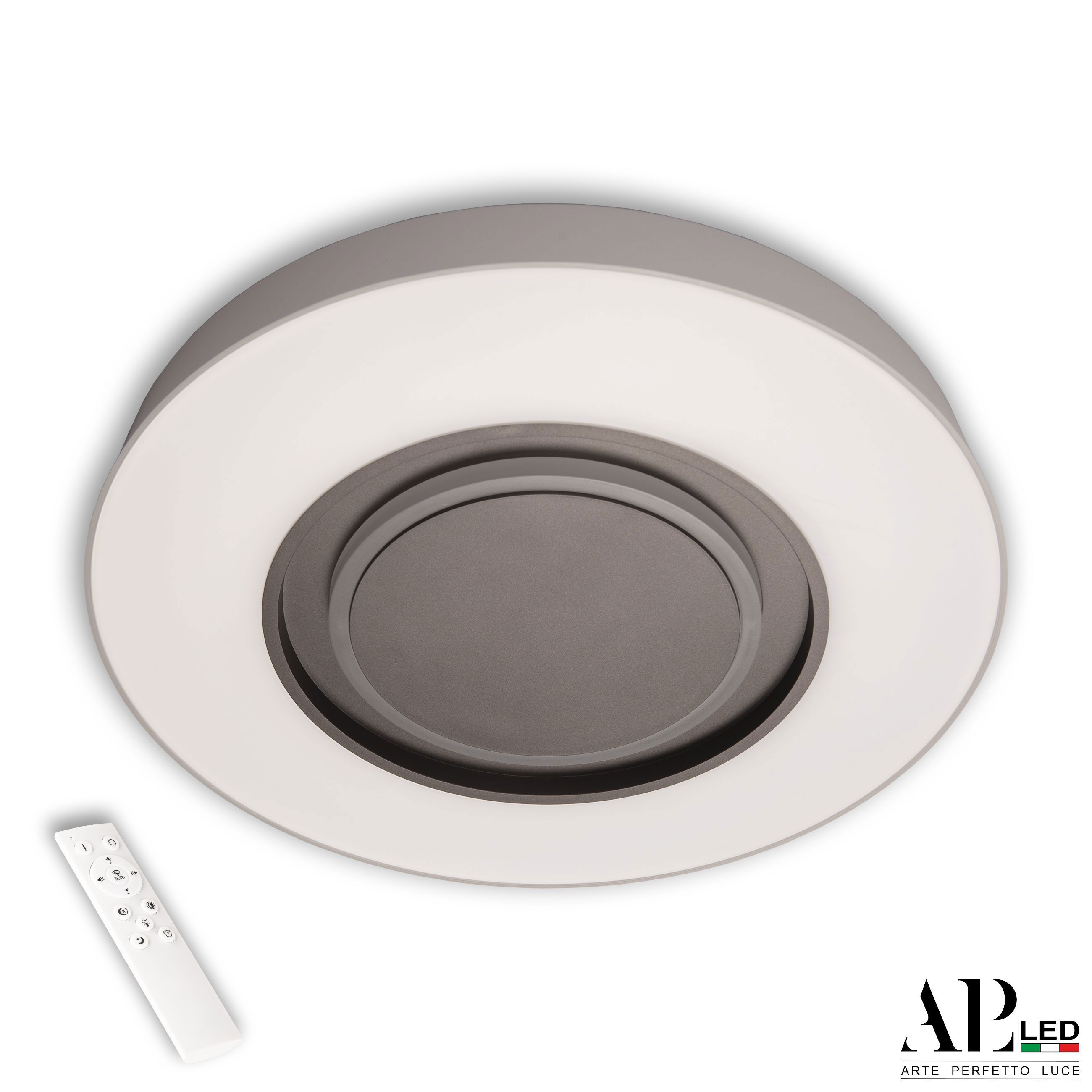 Изображение товара Люстра потолочная светодиодная Arte perfetto luce 3306.b246-450.white.coffee с пультом управления 15 м² нейтральный белый свет цвет белый