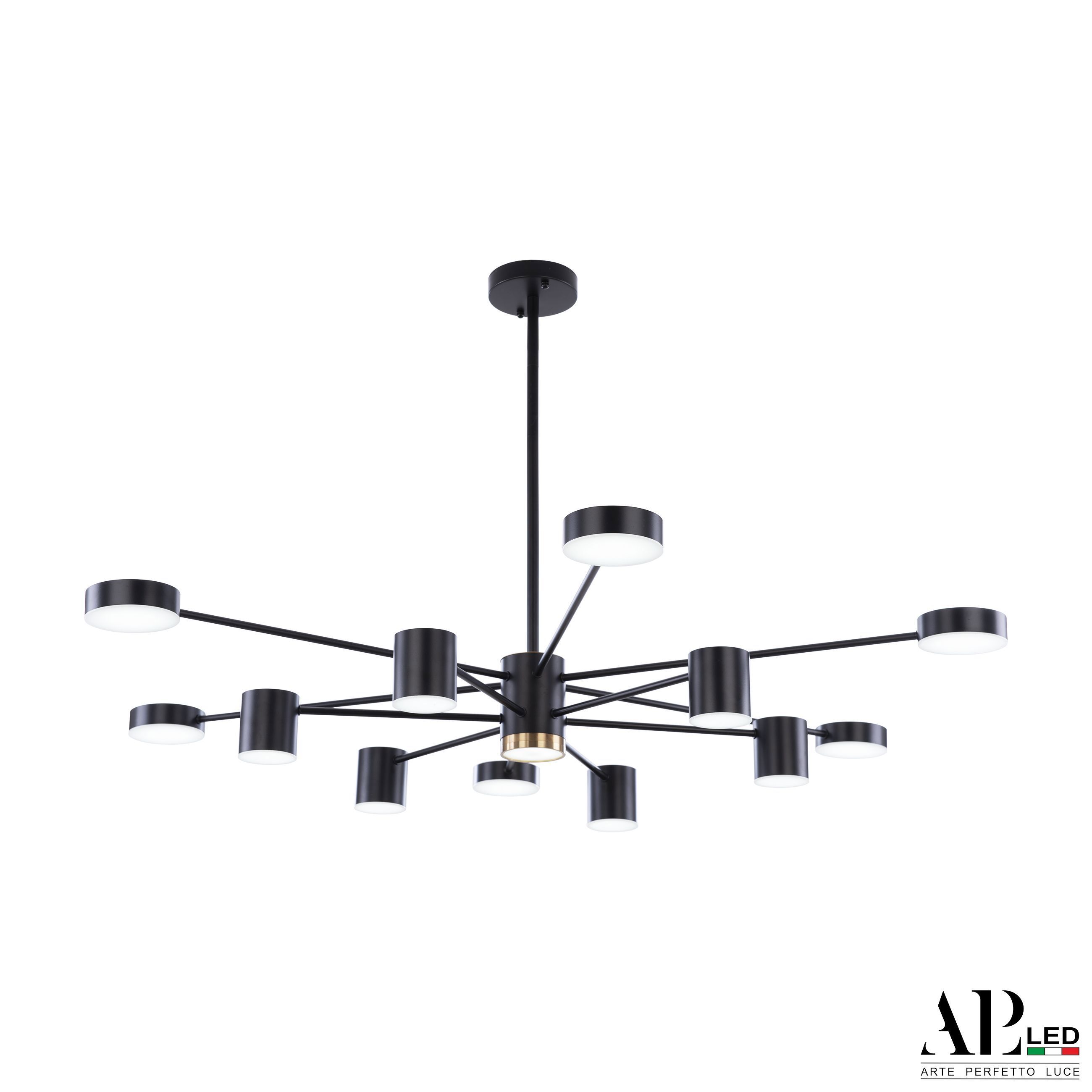 Изображение товара Люстра на штанге светодиодная ARTE PERFETTO LUCE 3307.6293-12.BLACK