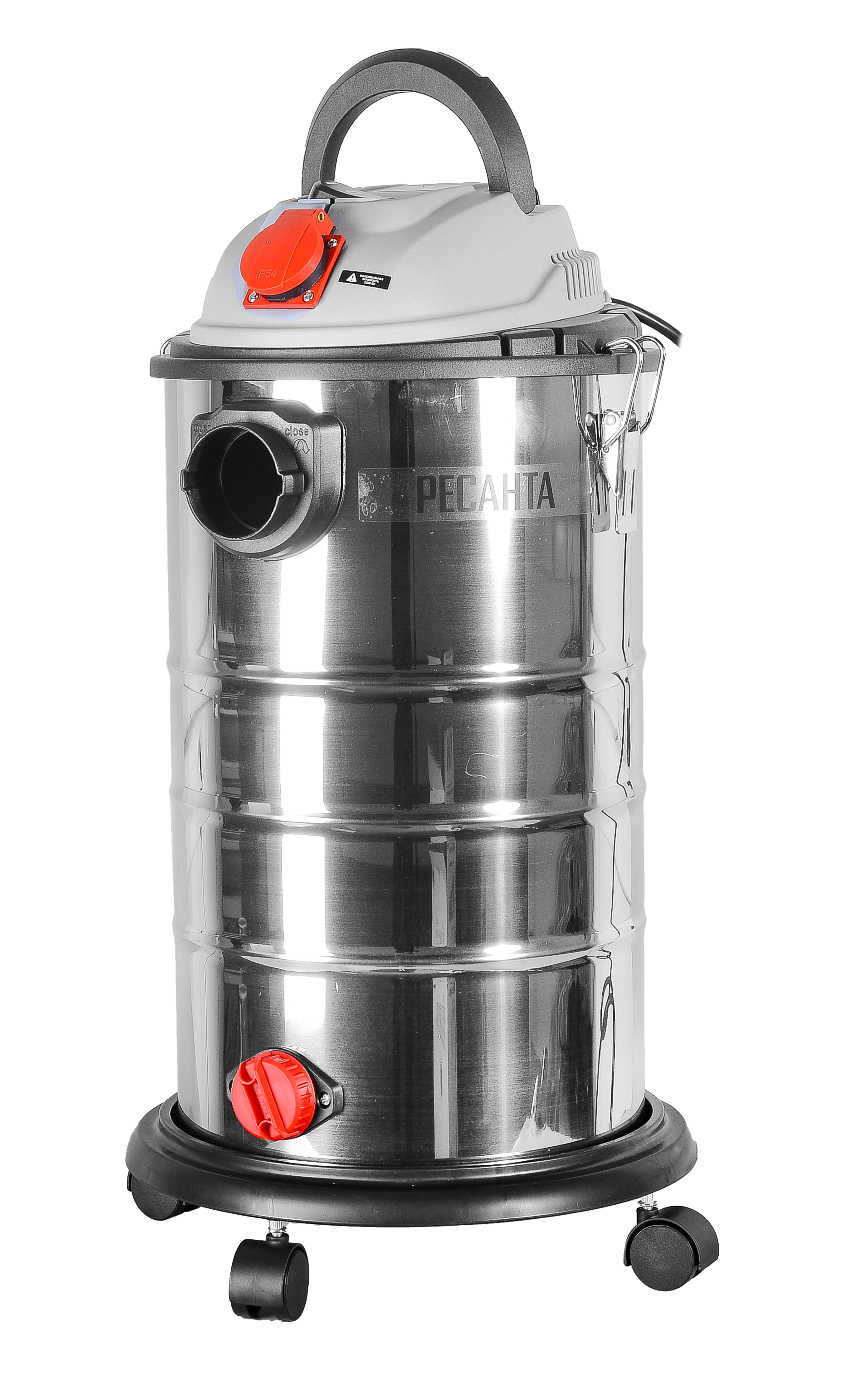 Изображение товара Пылесос строительный Ресанта ПС-195ЛМ с мощностью 1500 Вт и баком на 30 л