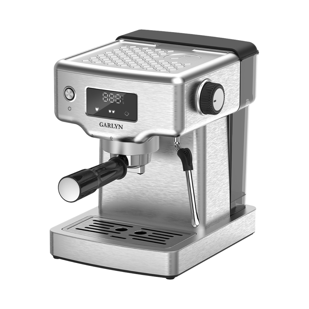 Изображение товара Рожковая кофеварка Garlyn C60 цвет серебристый металлик