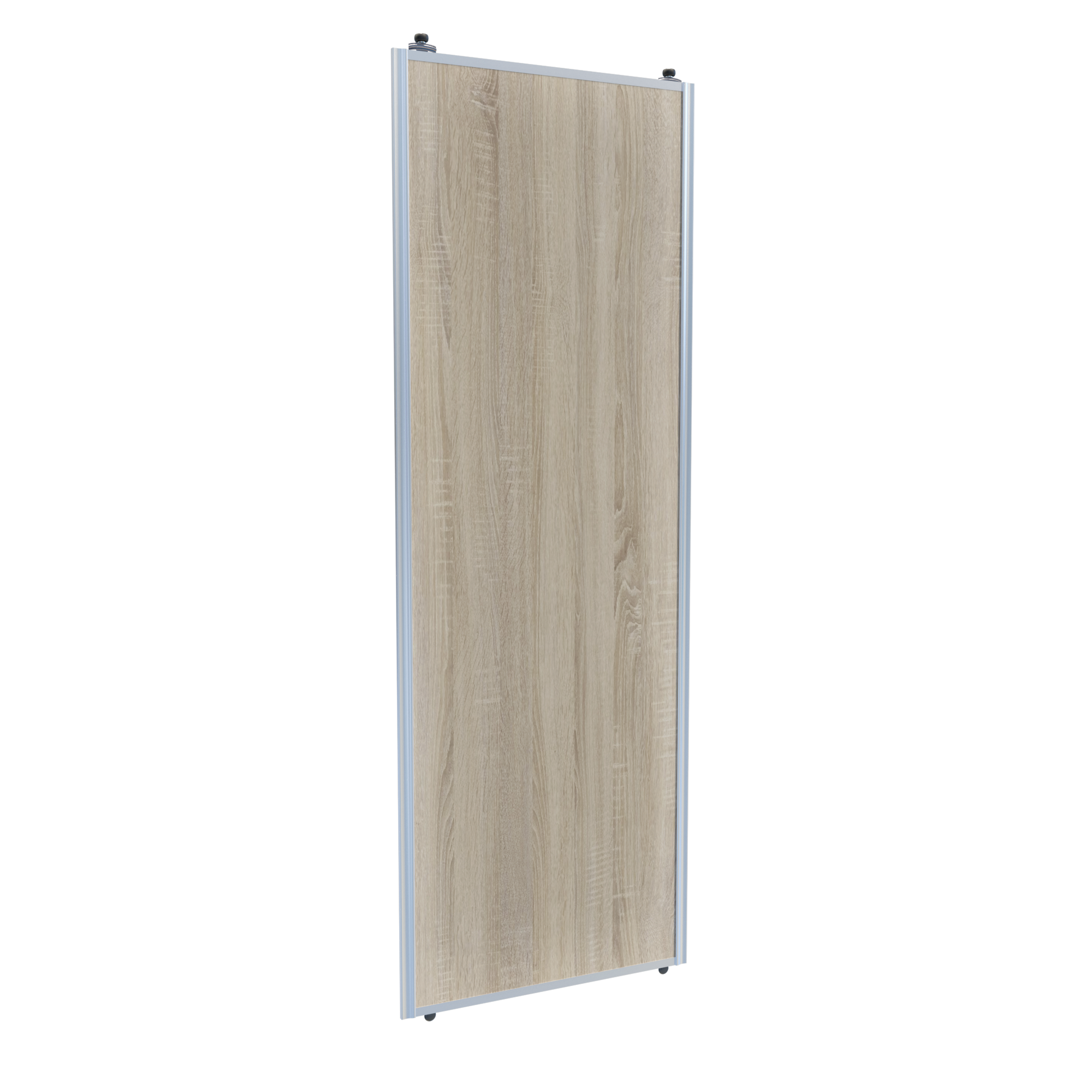 Изображение товара Дверь для шкафа-купе Найди 60.40x245.50 см сталь серебро и дуб сонома