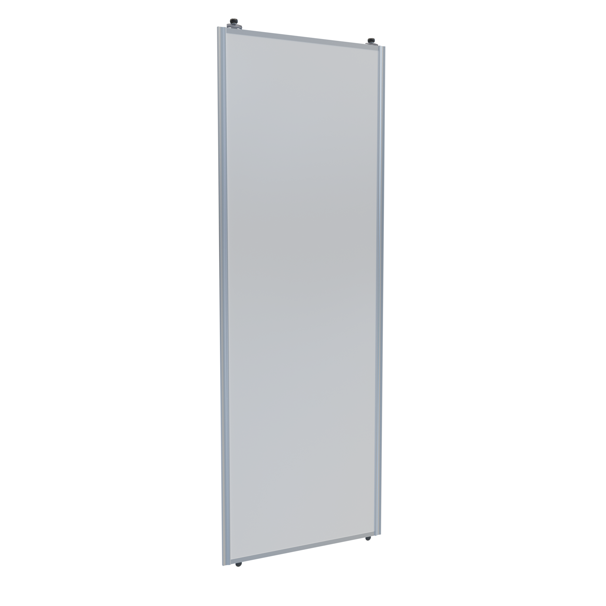 Изображение товара Дверь для шкафа-купе Лофт-комплект 90.40x245.50 см сталь белый серебро