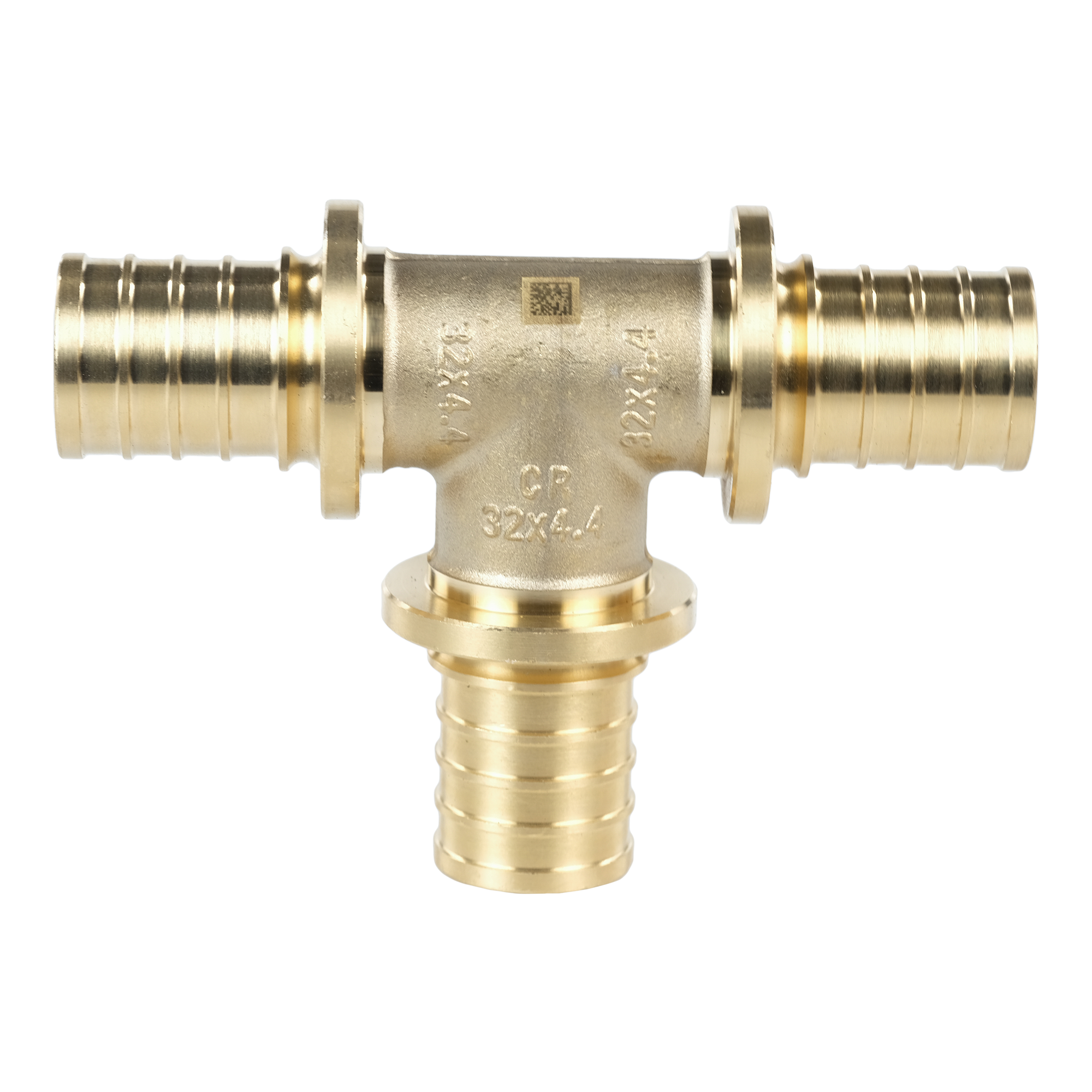 Изображение товара Тройник Рехау 32x32x32 мм латунь для водоснабжения высокого давления