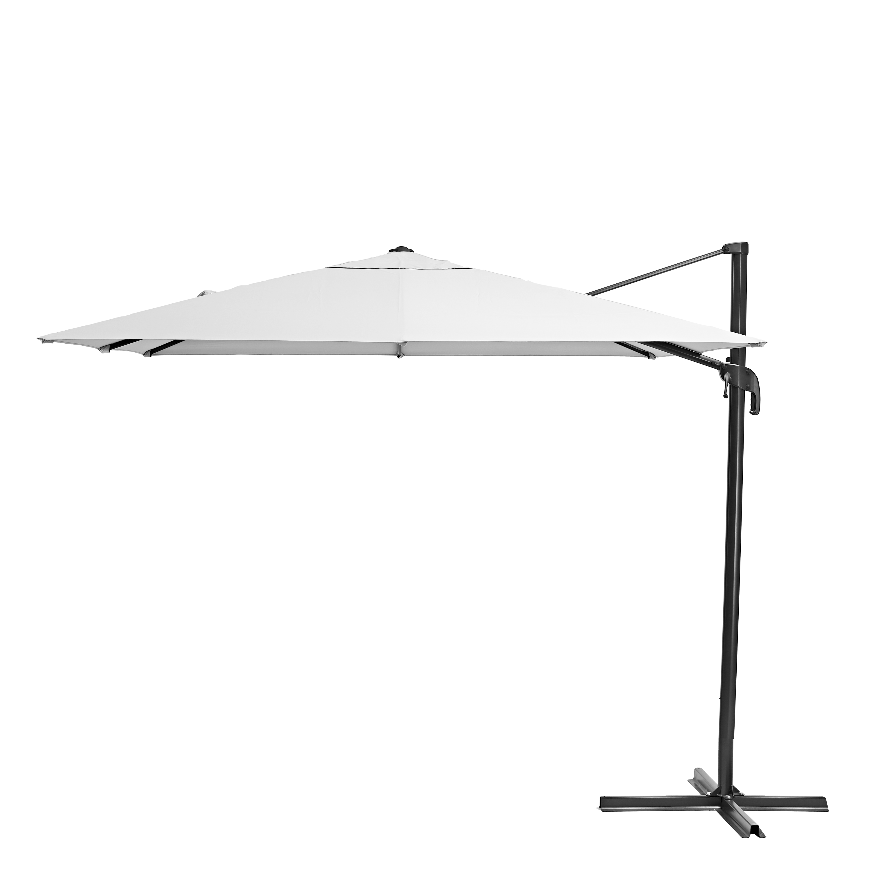 Изображение товара Зонт с боковой опорой Naterial Aura 286x286 см белый