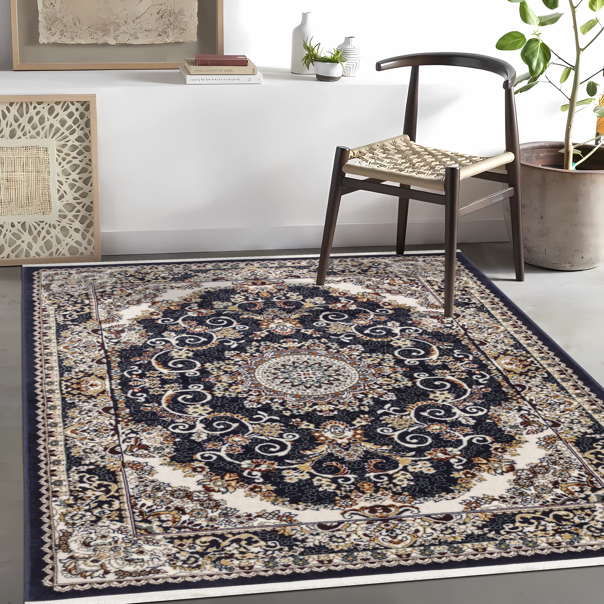 Изображение товара Ковер Анатолия 150x230 см полипропилен 84421_33 цвет синий