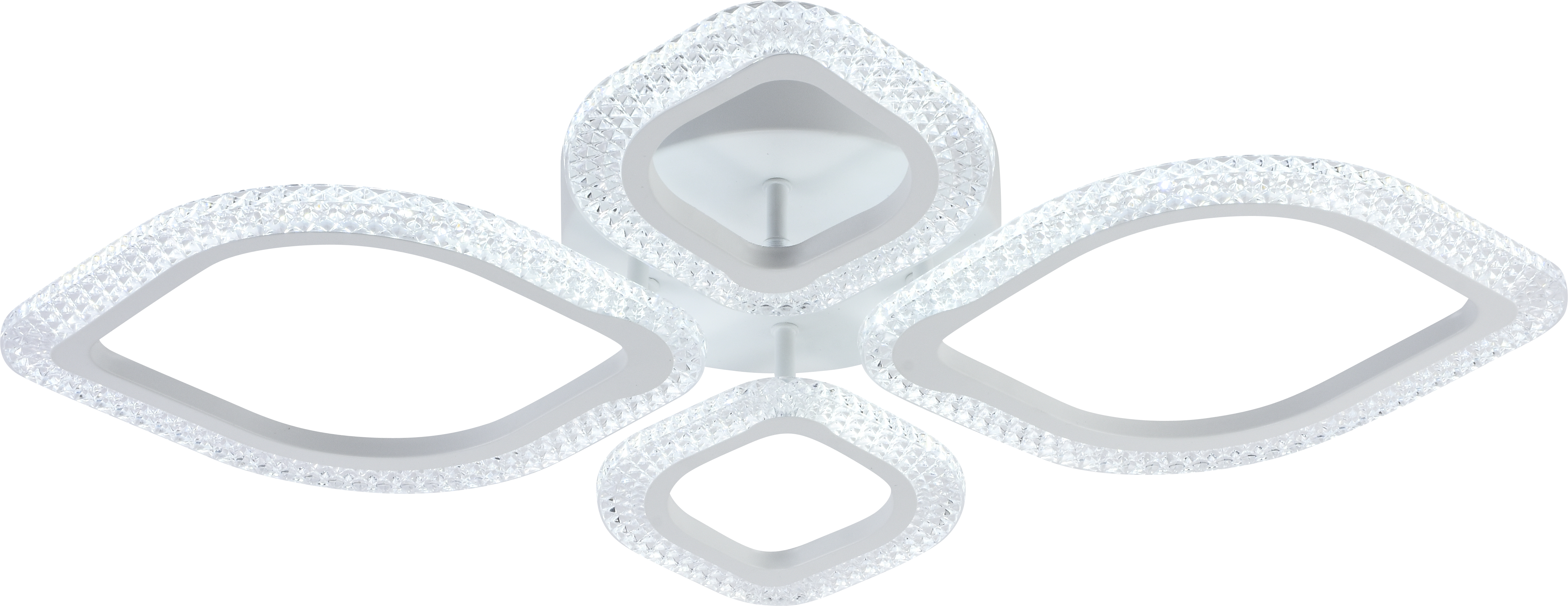 Изображение товара Современная потолочная люстра светодиодная смена оттенков белого с пультом 15 м²