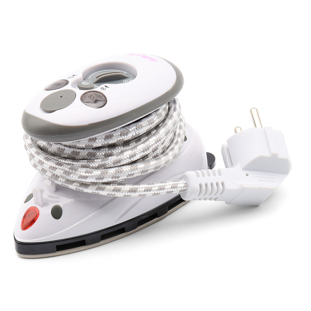 Изображение товара Дорожный утюг Hobby&pro 0.04 л 220 Вт цвет белый/серый