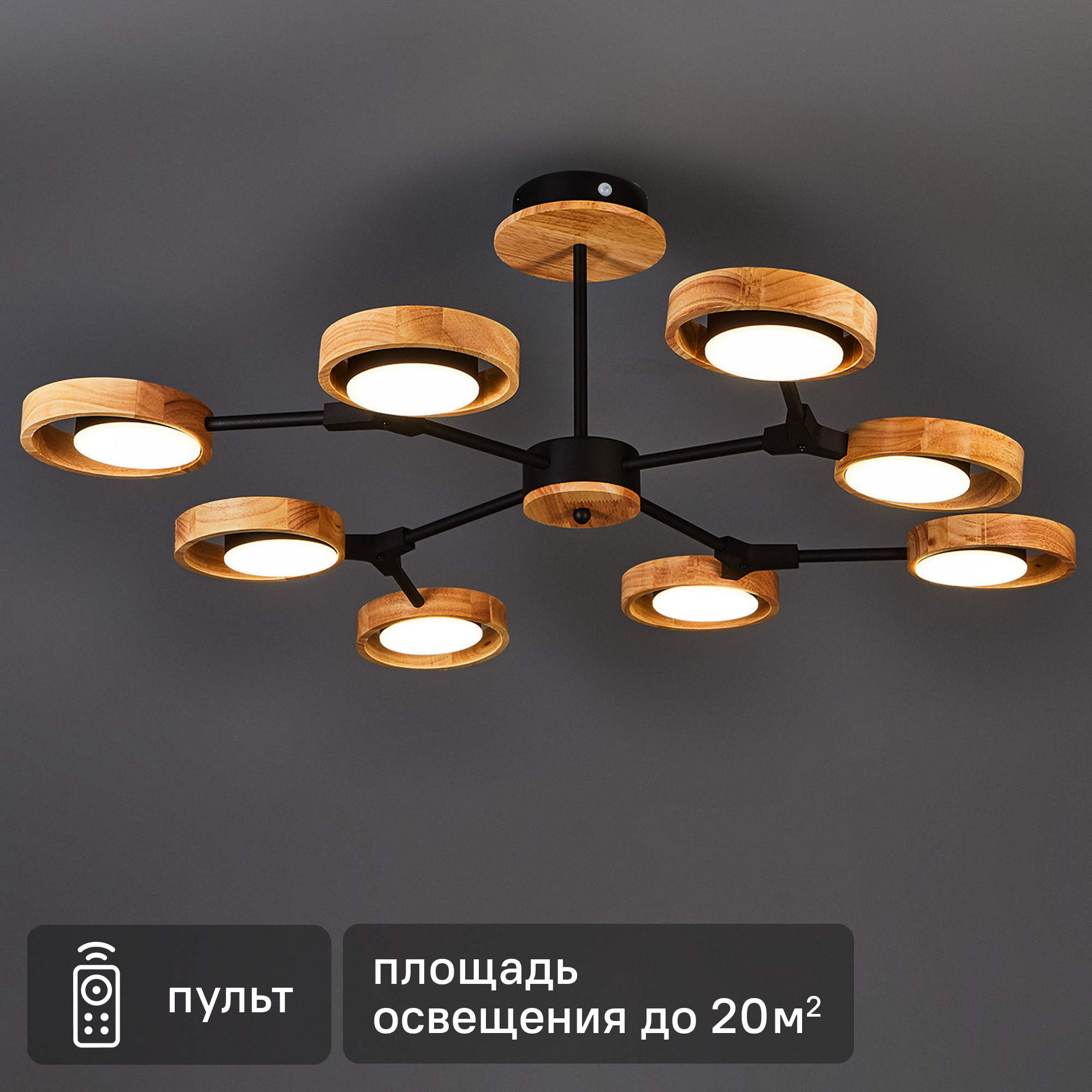 Изображение товара Люстра потолочная светодиодная Arte Lamp Signora с пультом управления