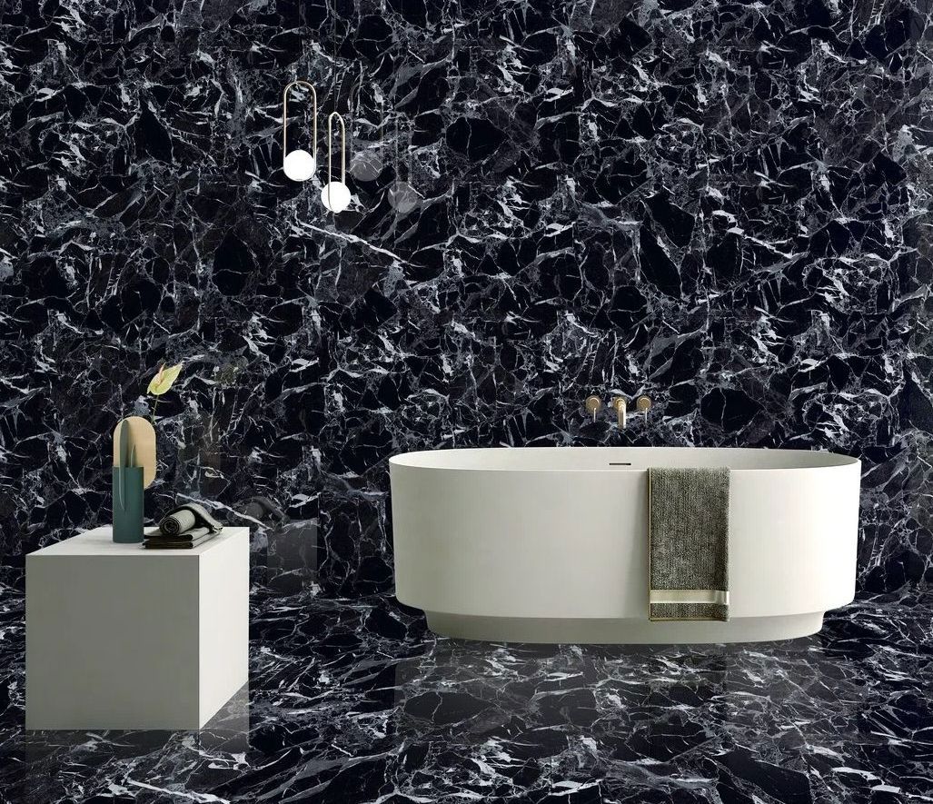 Изображение товара Глазурованный керамогранит End Polar Black 60x120 см для внутренних и наружных работ