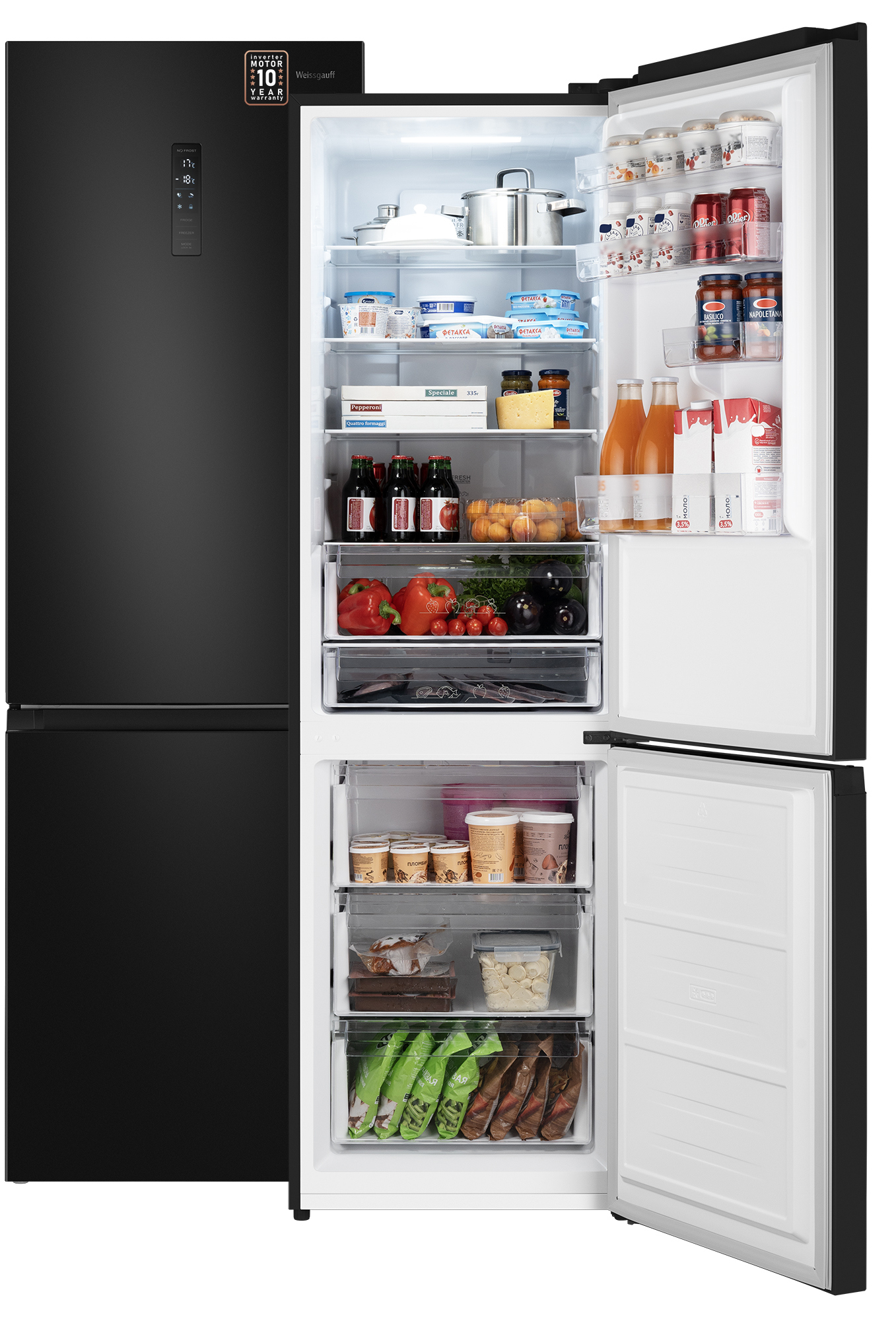 Изображение товара Отдельностоящий холодильник Weissgauff WRK 2000 245L 97L NO Frost A++