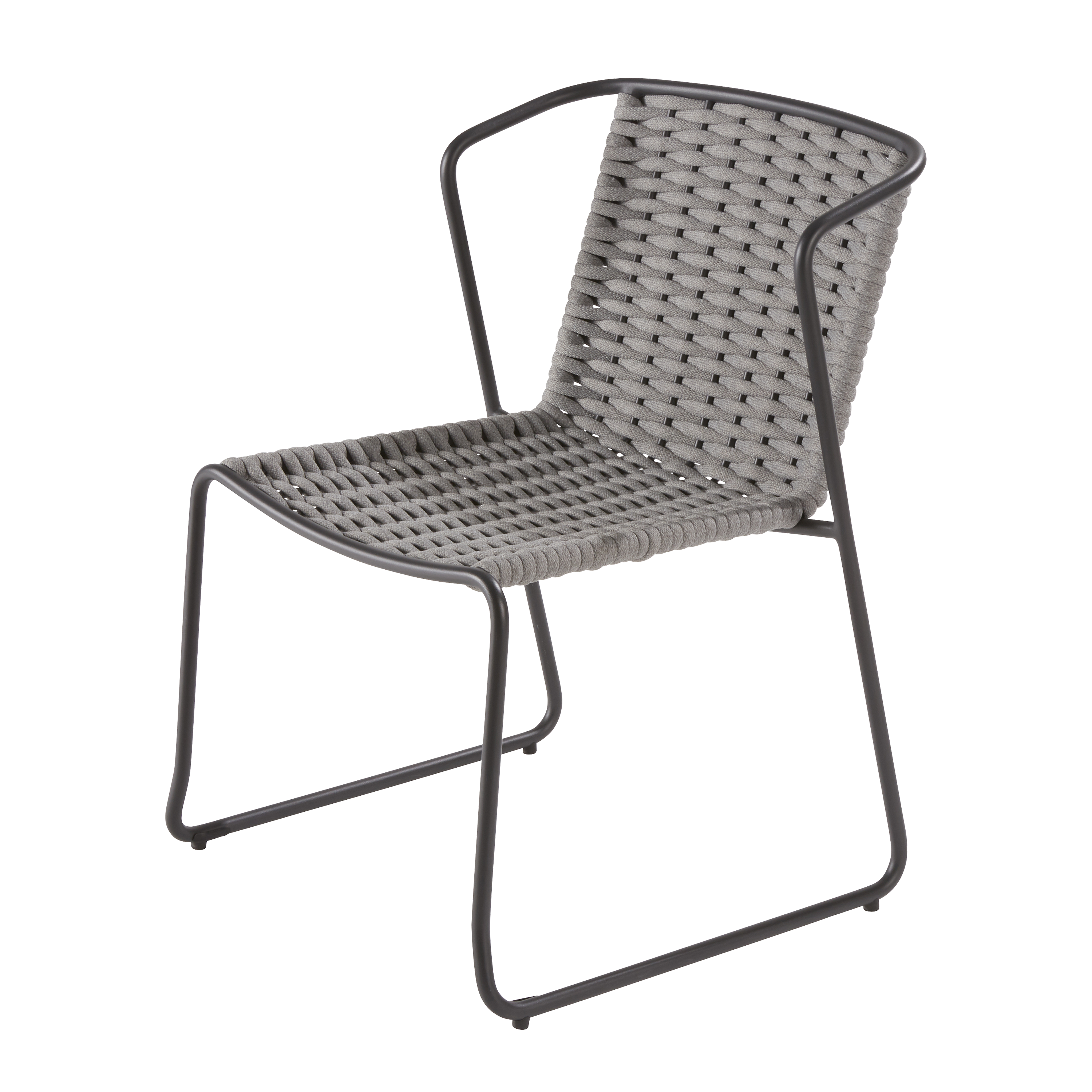 Изображение товара Стул Naterial Livia для террасы и веранды, темно-серый