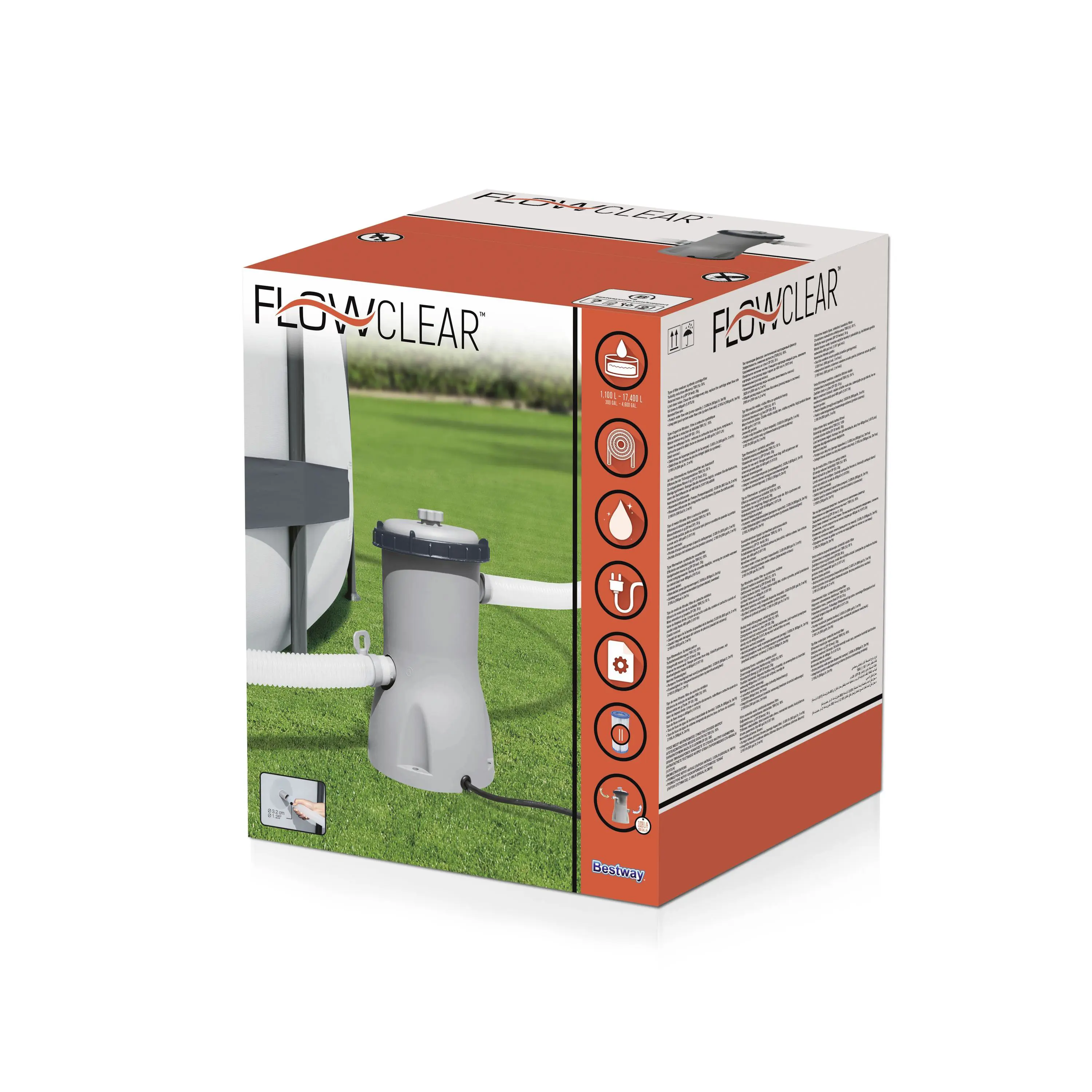 Фильтр-насос Bestway 58386 3028 л/час - 3