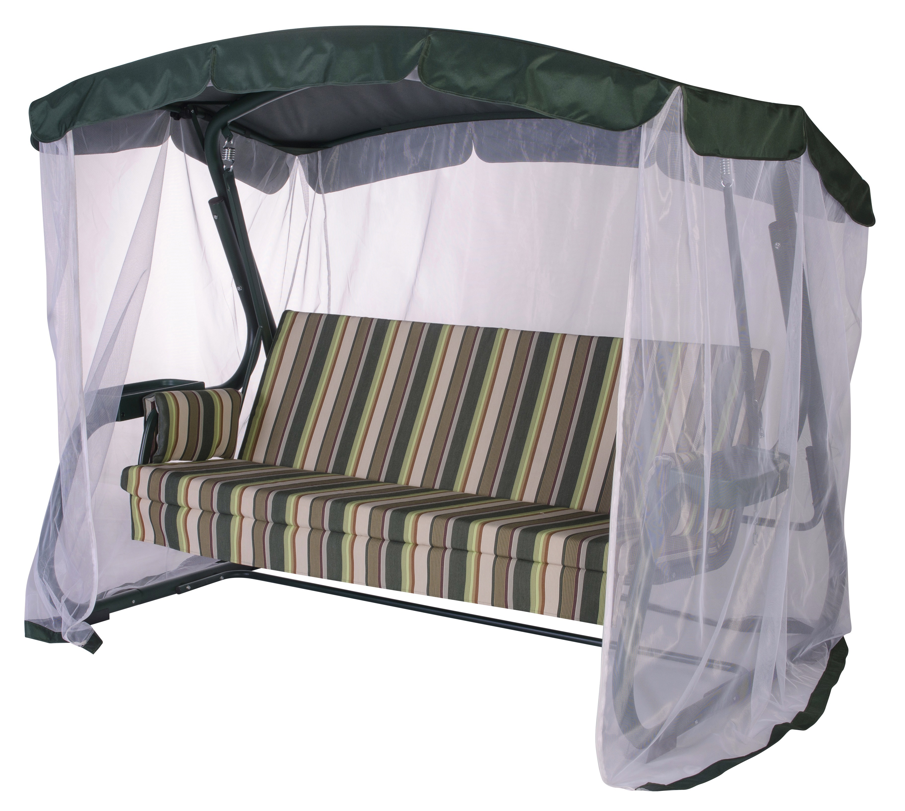 Изображение товара Качели садовые Удачная мебель Бристоль A51G.002 трехместные