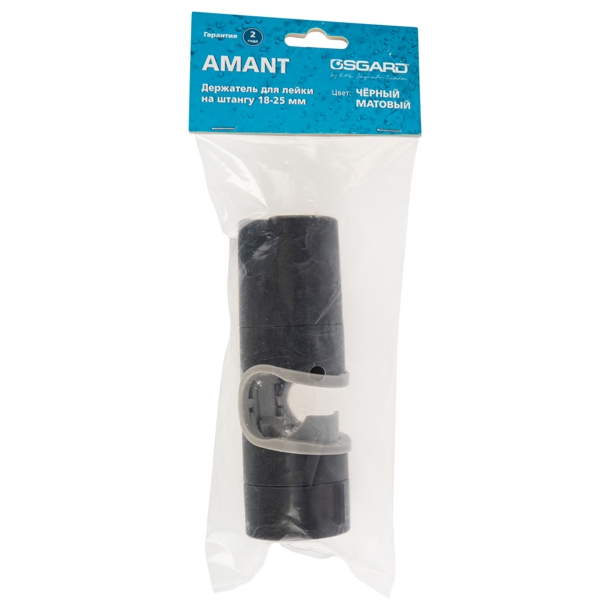 Держатель душевой лейки Osgard Amant 09017 цвет черный матовый - 3