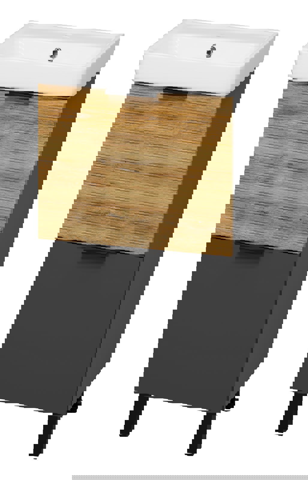 Изображение товара Тумба под раковину Misty Форест 50 напольная с 2 ящиками