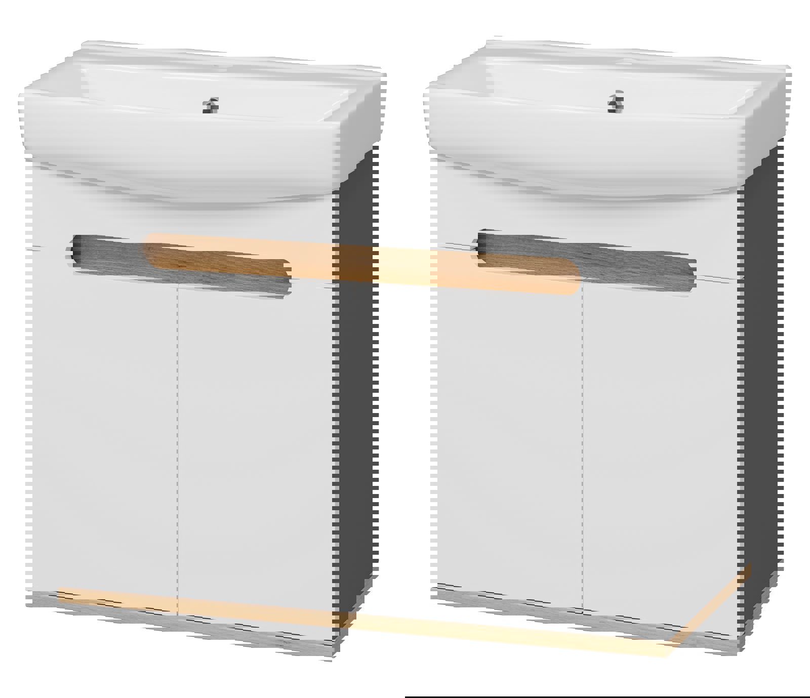 Изображение товара Тумба под раковину MISTY УТ000023183 70 подвесная цвет серый