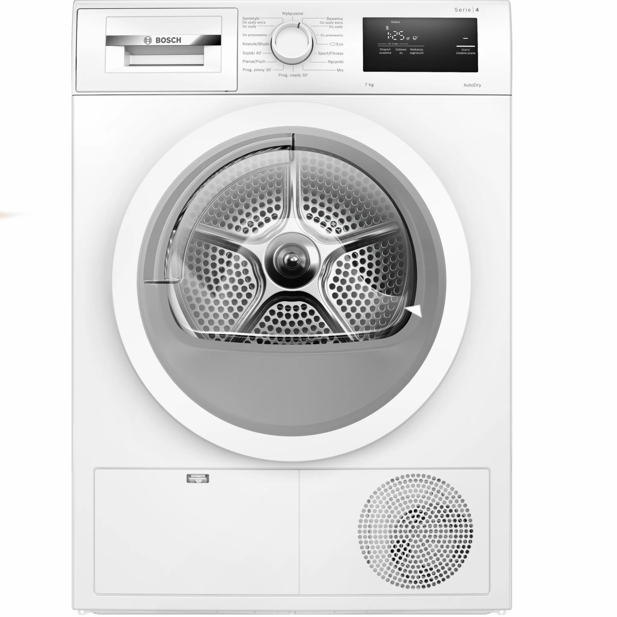 Изображение товара Сушильная машина Bosch WTH 85077PL 84.2x59.8x61.3 7 кг цвет белый