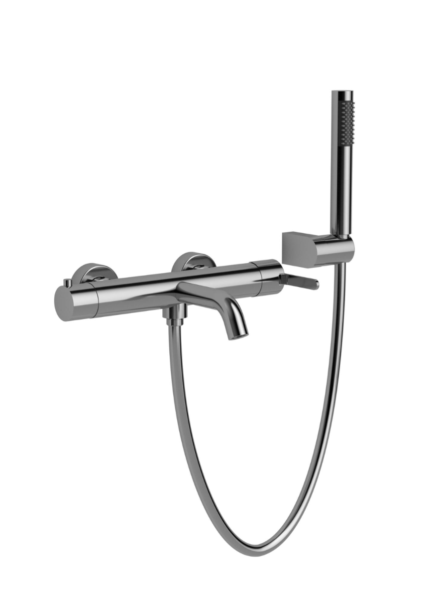 Изображение товара Смеситель для ванны Altrobagno Unione 0220 cr однорычажный с душевой лейкой цвет серебристый, хром, серебро