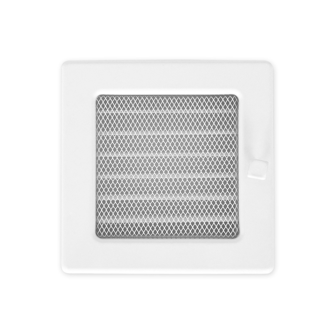 Изображение товара Решетка вентиляционная LK белая 17x17 см для каминов и вентиляции