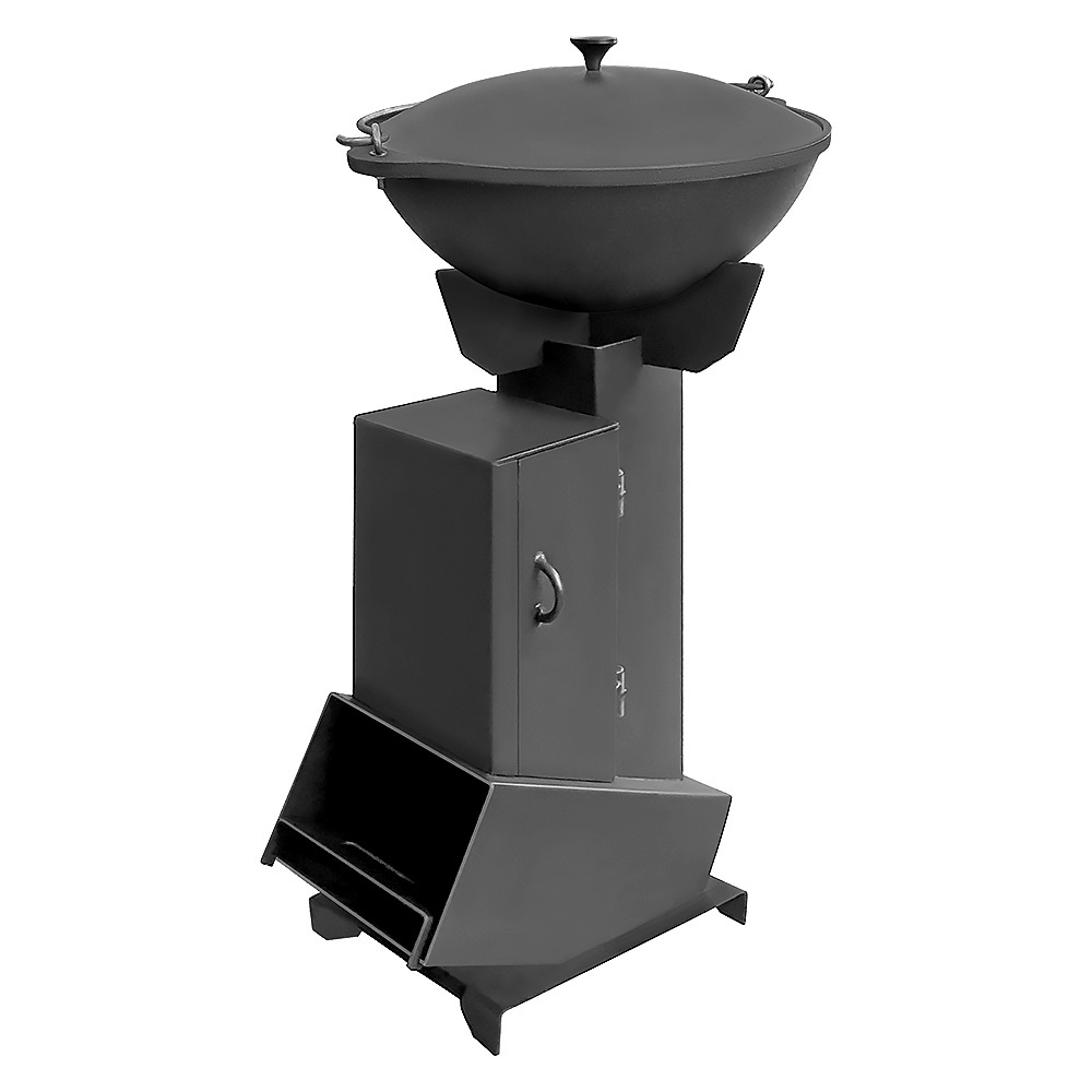 Изображение товара Печь Везувий Ракета 3 сталь толщина 2 мм 20x34x45.50 см