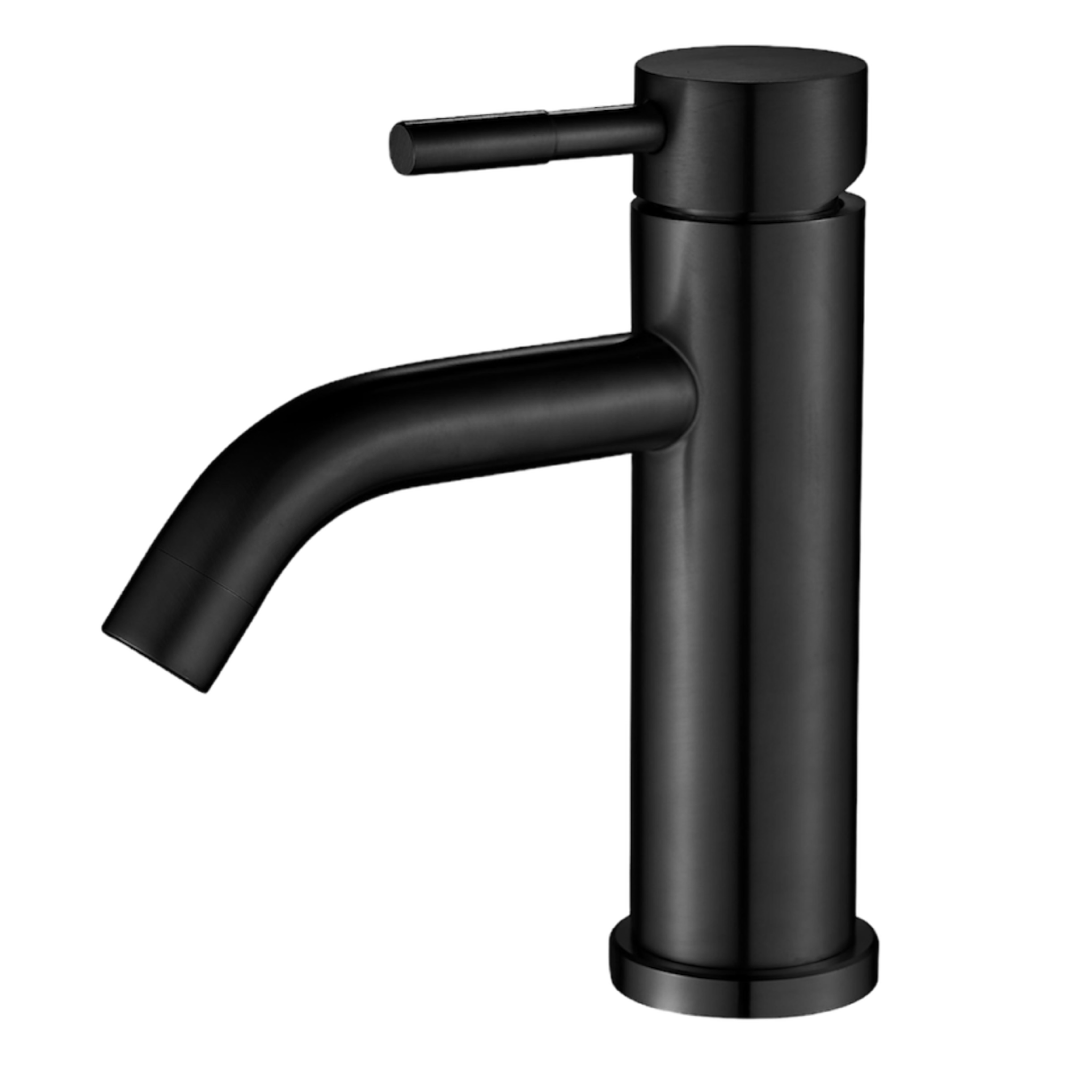 Изображение товара Смеситель для кухни Shimizu Black из нержавеющей стали 18 см короткий изогнутый