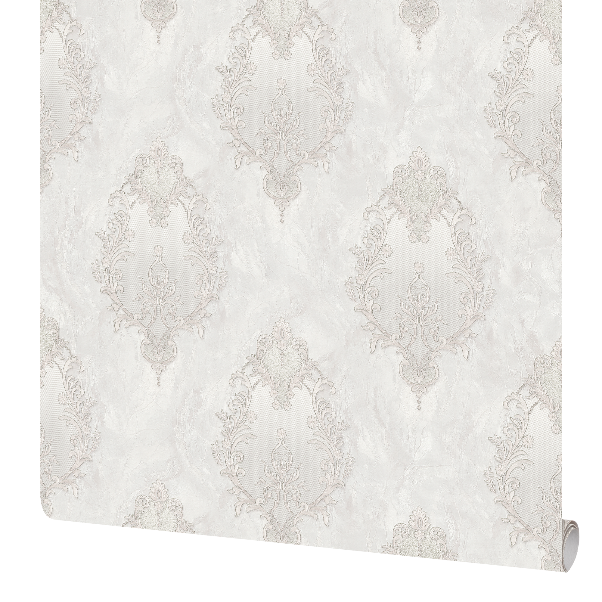 Изображение товара Обои флизелиновые Московская обойная фабрика Донателла жемчужные 1.06 м 4332-5