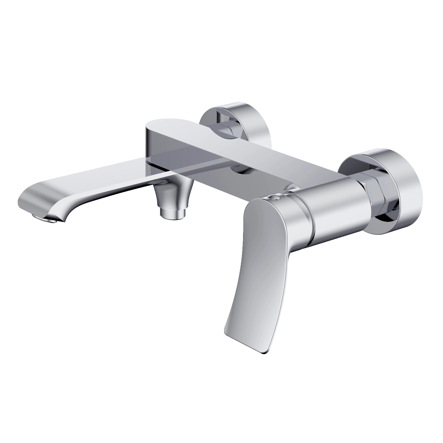 Изображение товара Смеситель для ванны Haiba Hb553 HB60553 однорычажный с душевой лейкой цвет хром