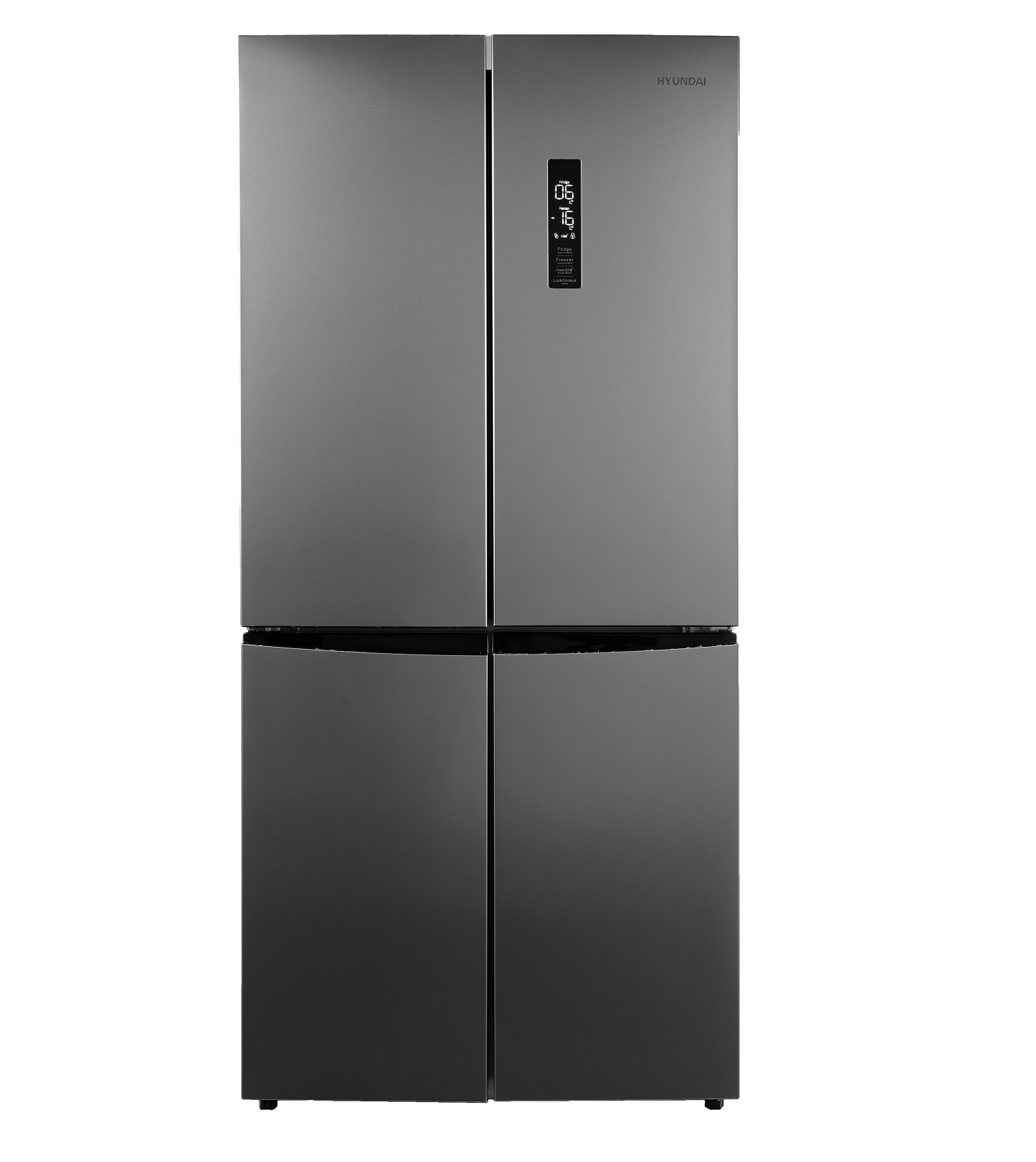 Изображение товара Отдельностоящий холодильник Hyundai CM4584F 83x185.5 см цвет нержавеющая сталь