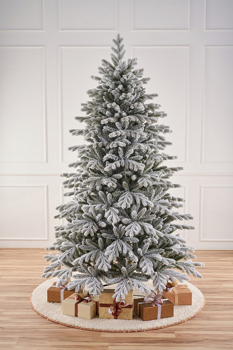 Изображение товара Ель новогодняя искусственная Max christmas ЕКРСЗ 30 Кремлевская заснеженная 300 см цвет белый