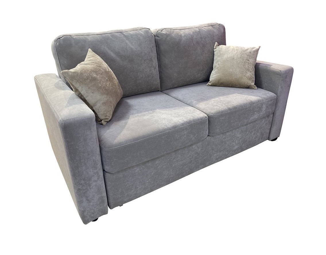 Изображение товара Диван-кровать Турин Мебель НИКС 165x85x90 см ткань серый