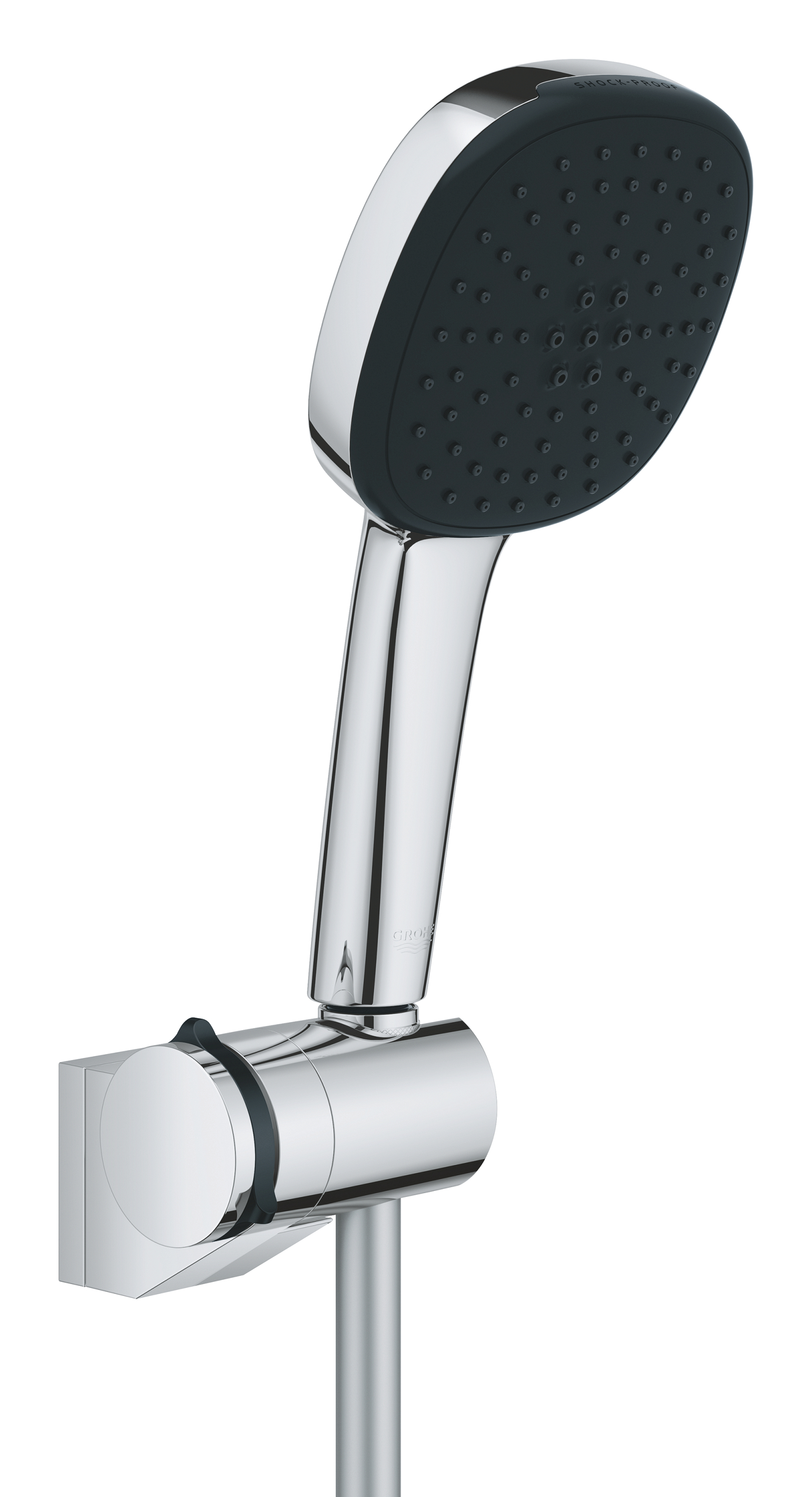 Grohe Набор для душа GROHE Vitalio Start 110, 2 режима струи, лейка, держатель и шланг, 8.5 л/мин, хром (27950001) — купить в Алматы