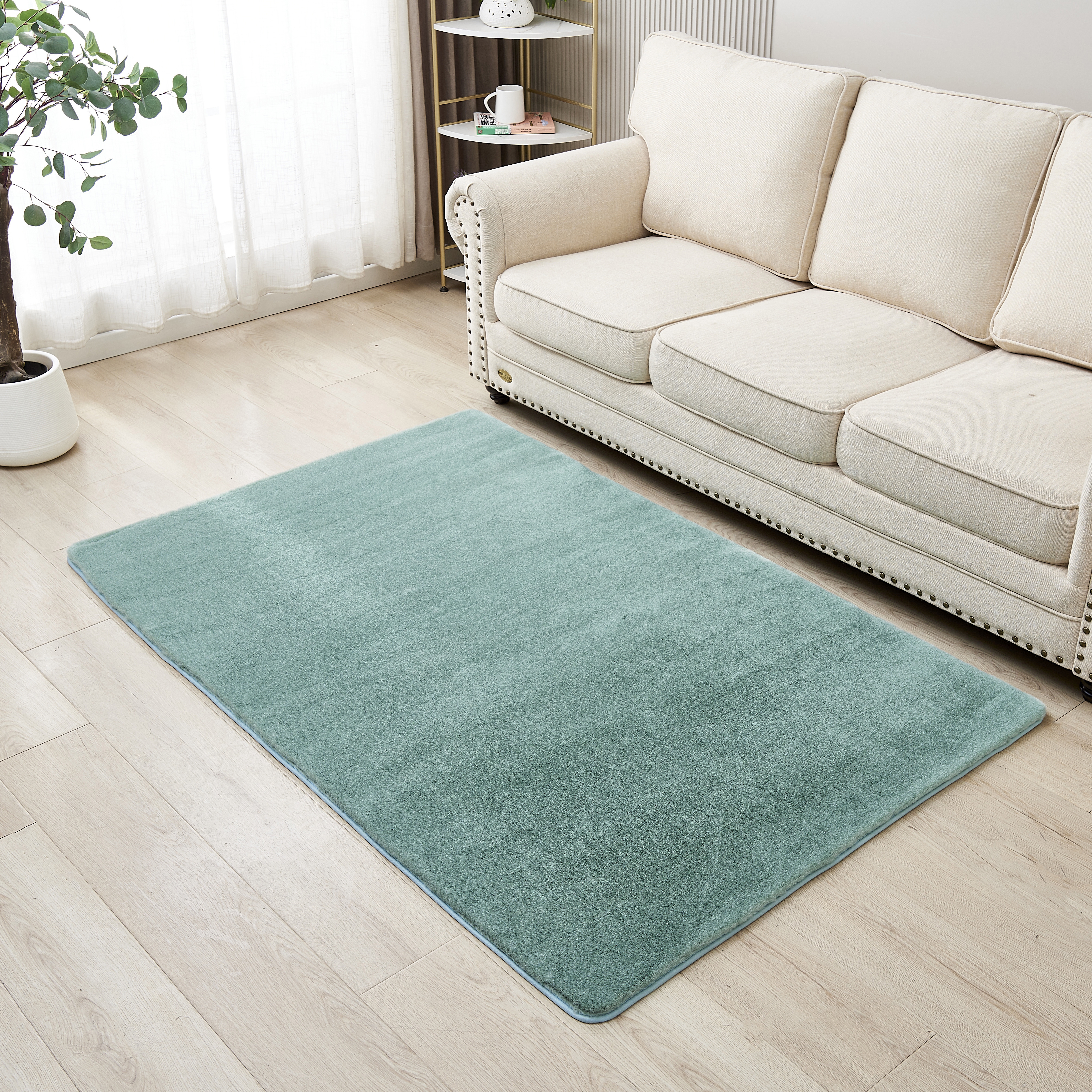 Изображение товара Ковер Bingo Mix 120x180 см полиэстер цвет мятный