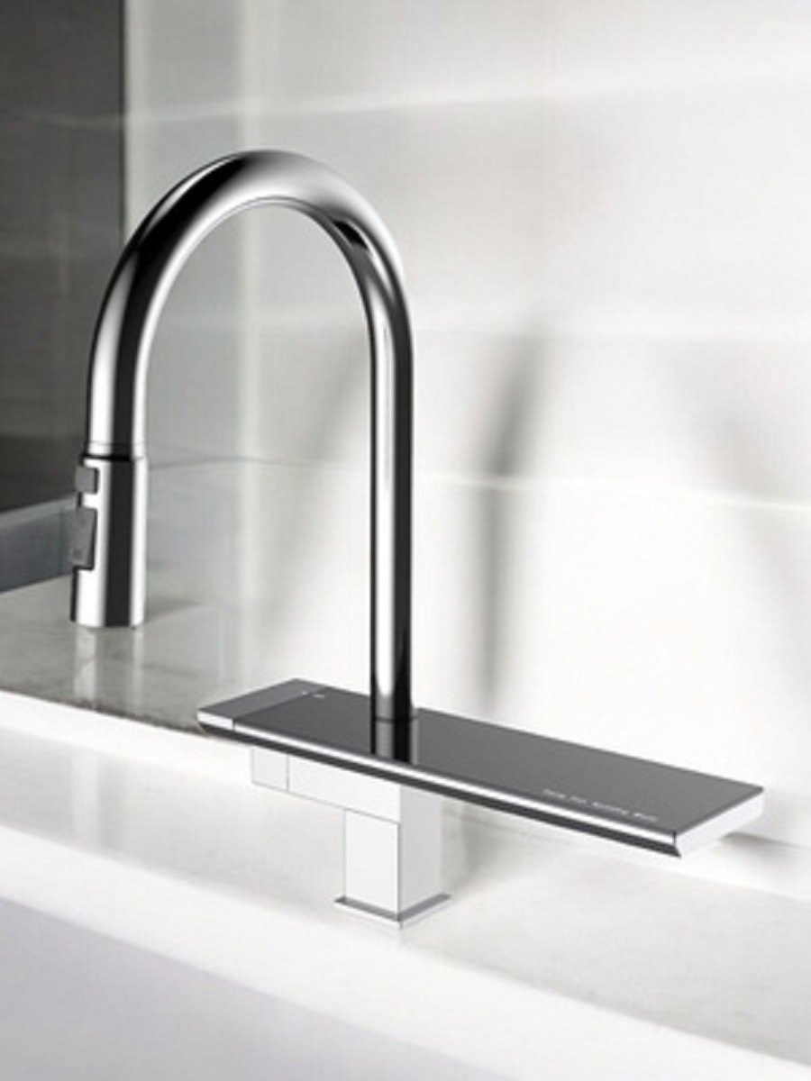 Изображение товара Смеситель для кухни Griale G40163-5 выдвижной излив 23 см цвет сатин