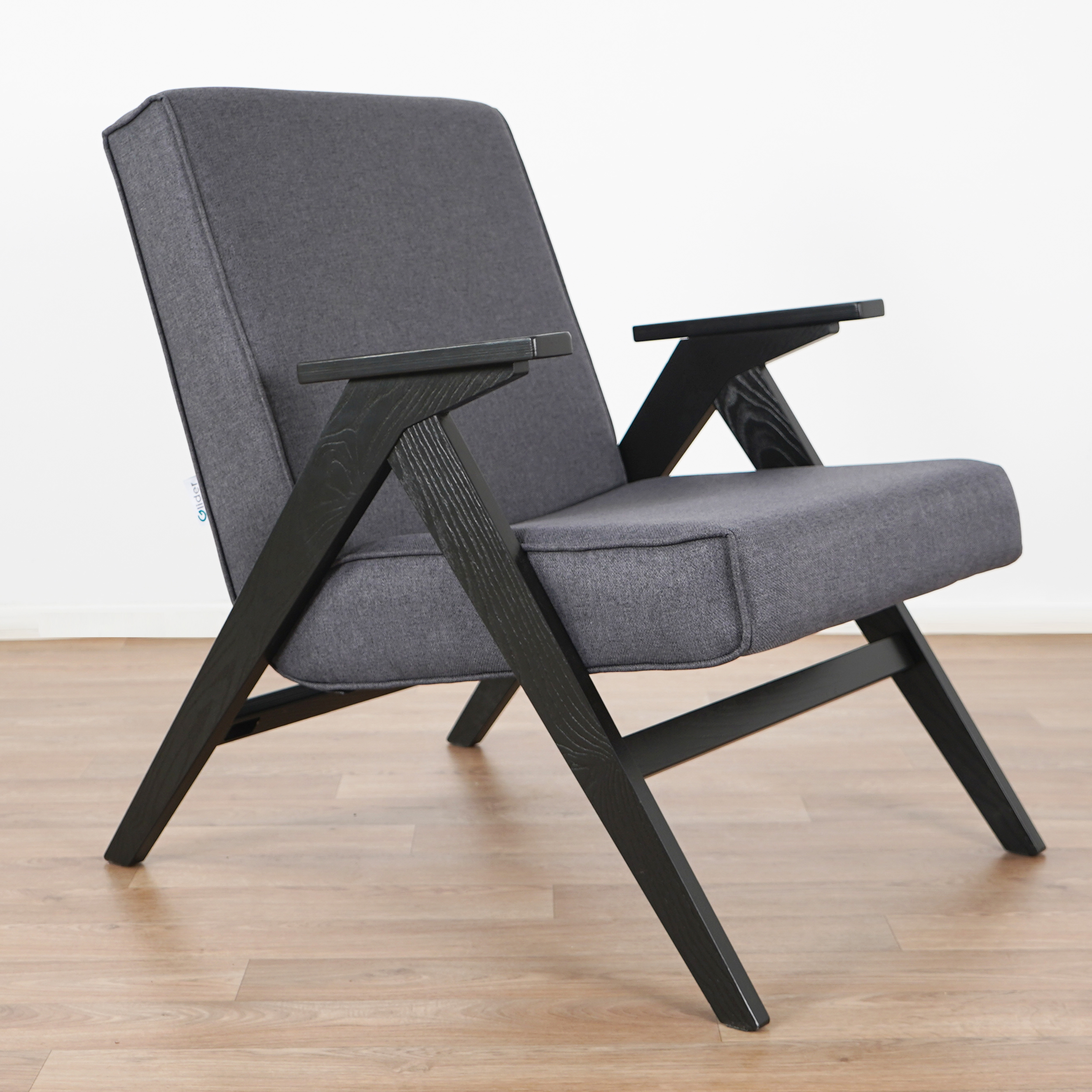 Изображение товара Кресло Glider Вест 65x79x79 см рогожка цвет lunar grey