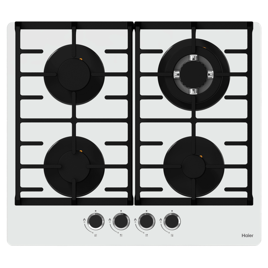 Изображение товара Газовая варочная панель Haier HHX-G64CWW 58 см 4 конфорки цвет белый