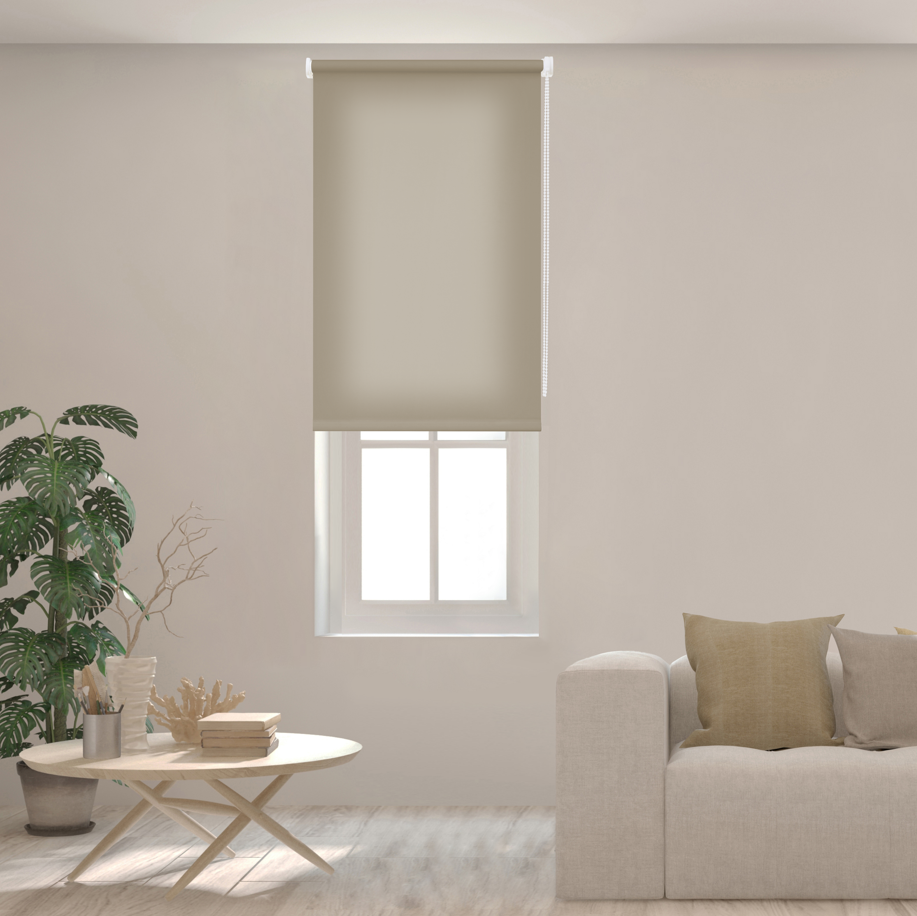 Штора рулонная KREAFORTA Angara 80x160 см цвет бежевый - 7