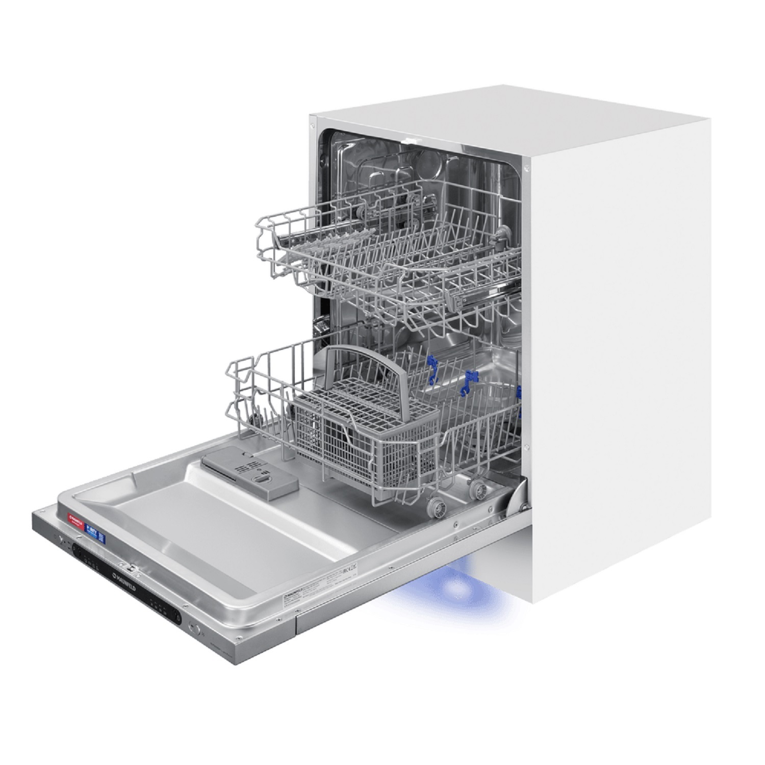 Изображение товара Встраиваемая посудомоечная машина Maunfeld MLP6242G02 Light Beam 60 см белый