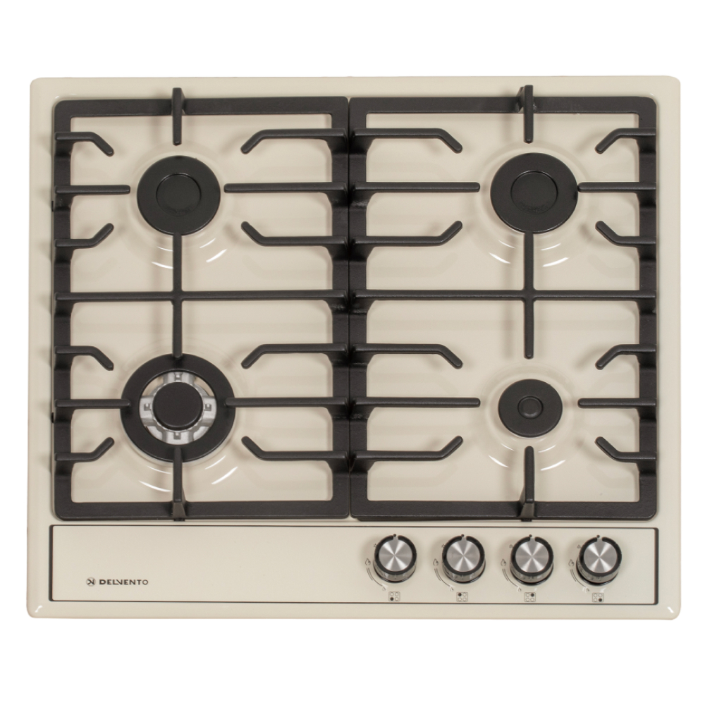 Изображение товара Газовая варочная панель Delvento V60V41R011 59 см 4 конфорки бежевый