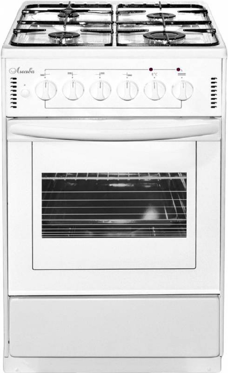 Изображение товара Газовая плита с духовкой Лысьва ЭГ 401-2У 50x84x60 см цвет белый Изображение товара Газовая плита с духовкой Лысьва ЭГ 401-2У 50x84x60 см цвет белый