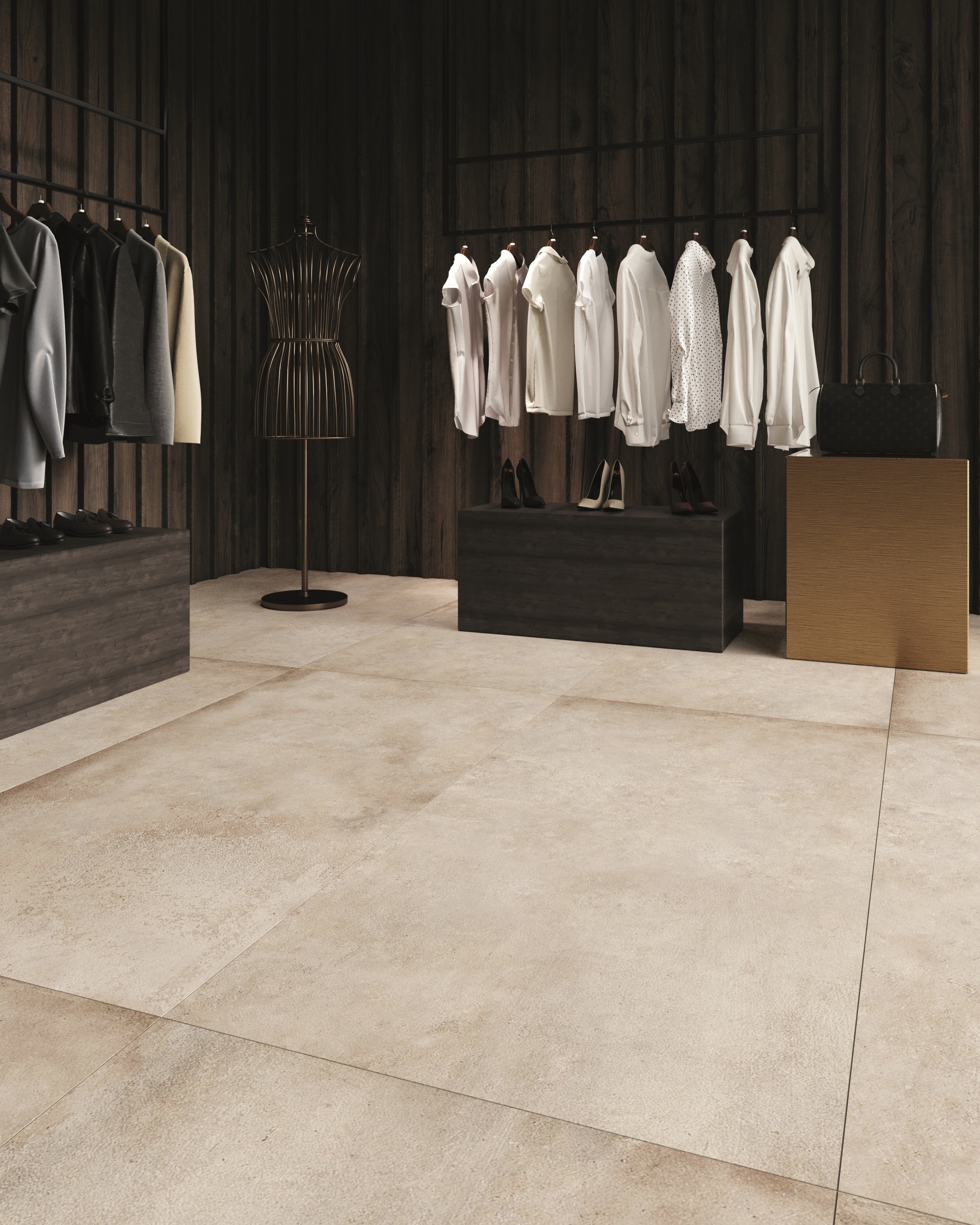 Изображение товара Керамогранит Decovita Clay Ivory HDR Stone 60x120 см для интерьера и фасада