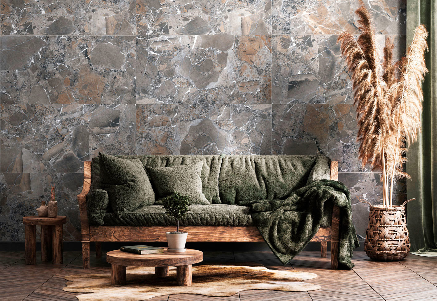 Изображение товара Керамогранит Global Tile Opera_GT GT120606813MCR 60x120см 1.44 м² цвет серо-бежевый