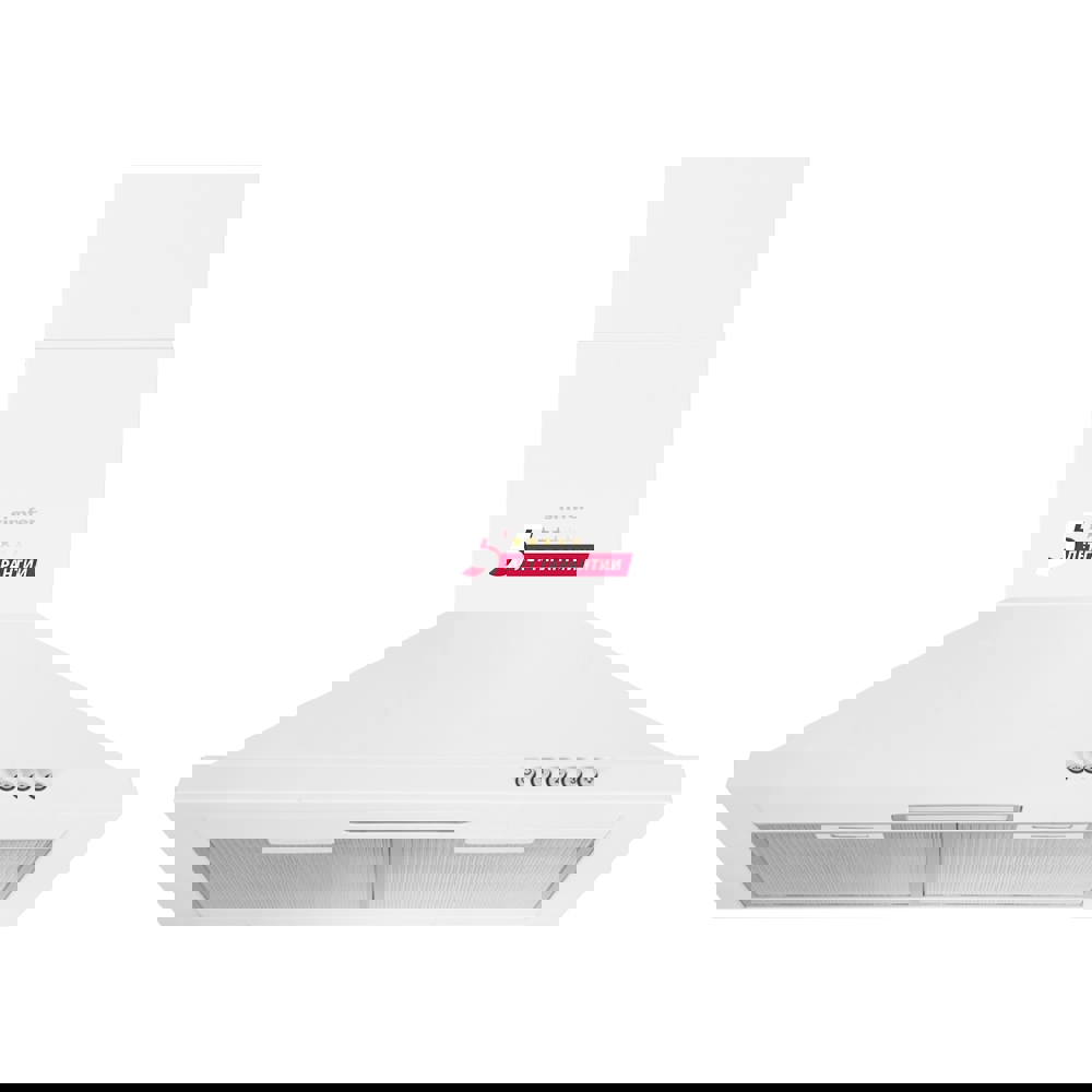 Изображение товара Купольная вытяжка Simfer 8664SM белая 60 см с металлическим фильтром