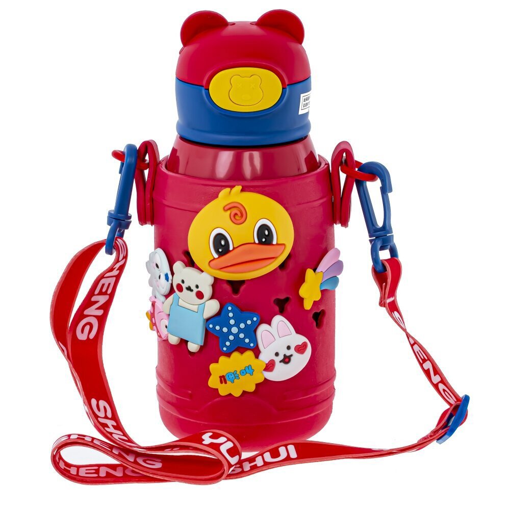 Изображение товара Термос 400 мл No name 814403 металлическая колба цвет красный