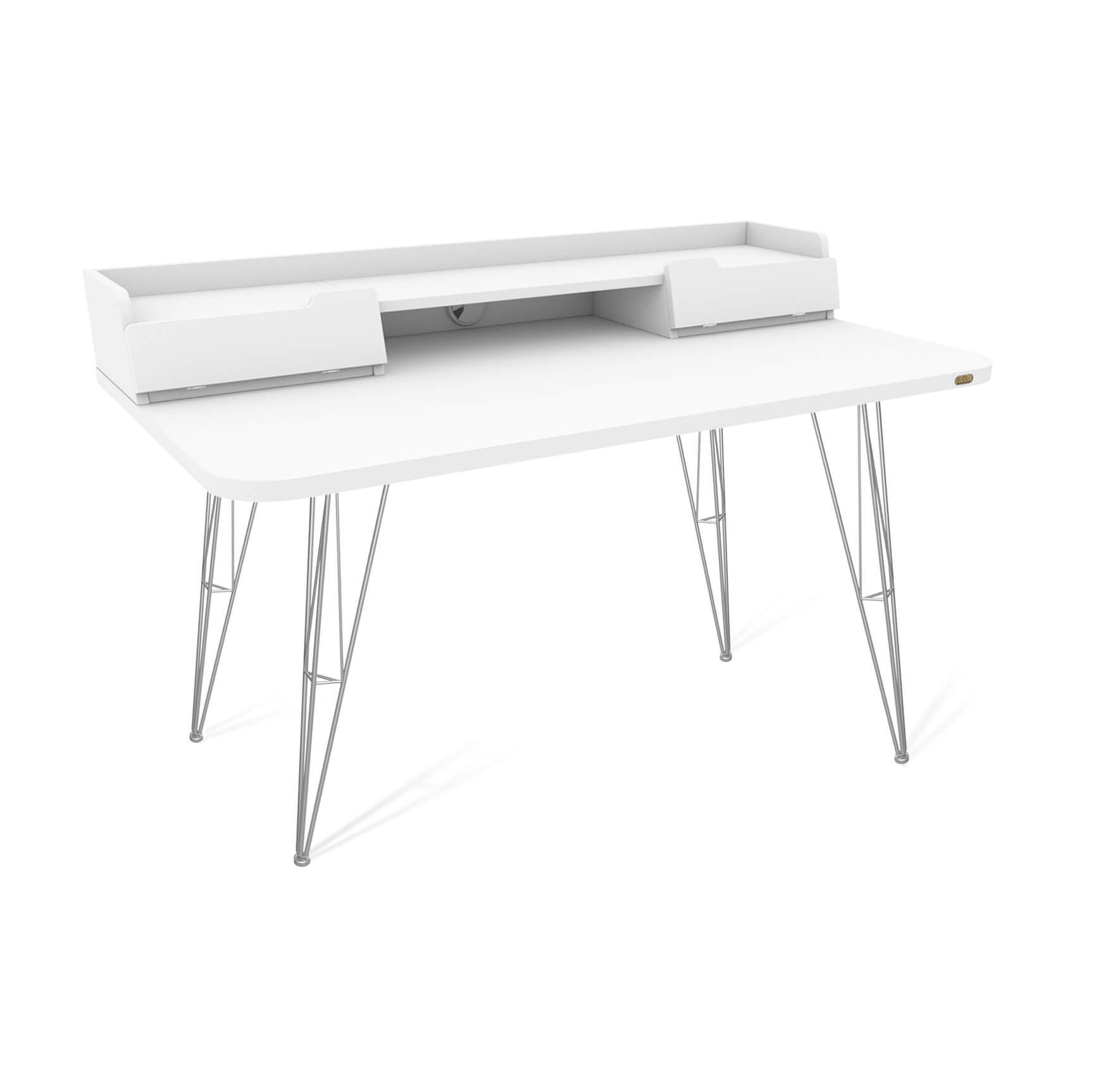 Изображение товара Стол Sheffilton 5302703306 120x89.5x65 см ЛДСП цвет белый