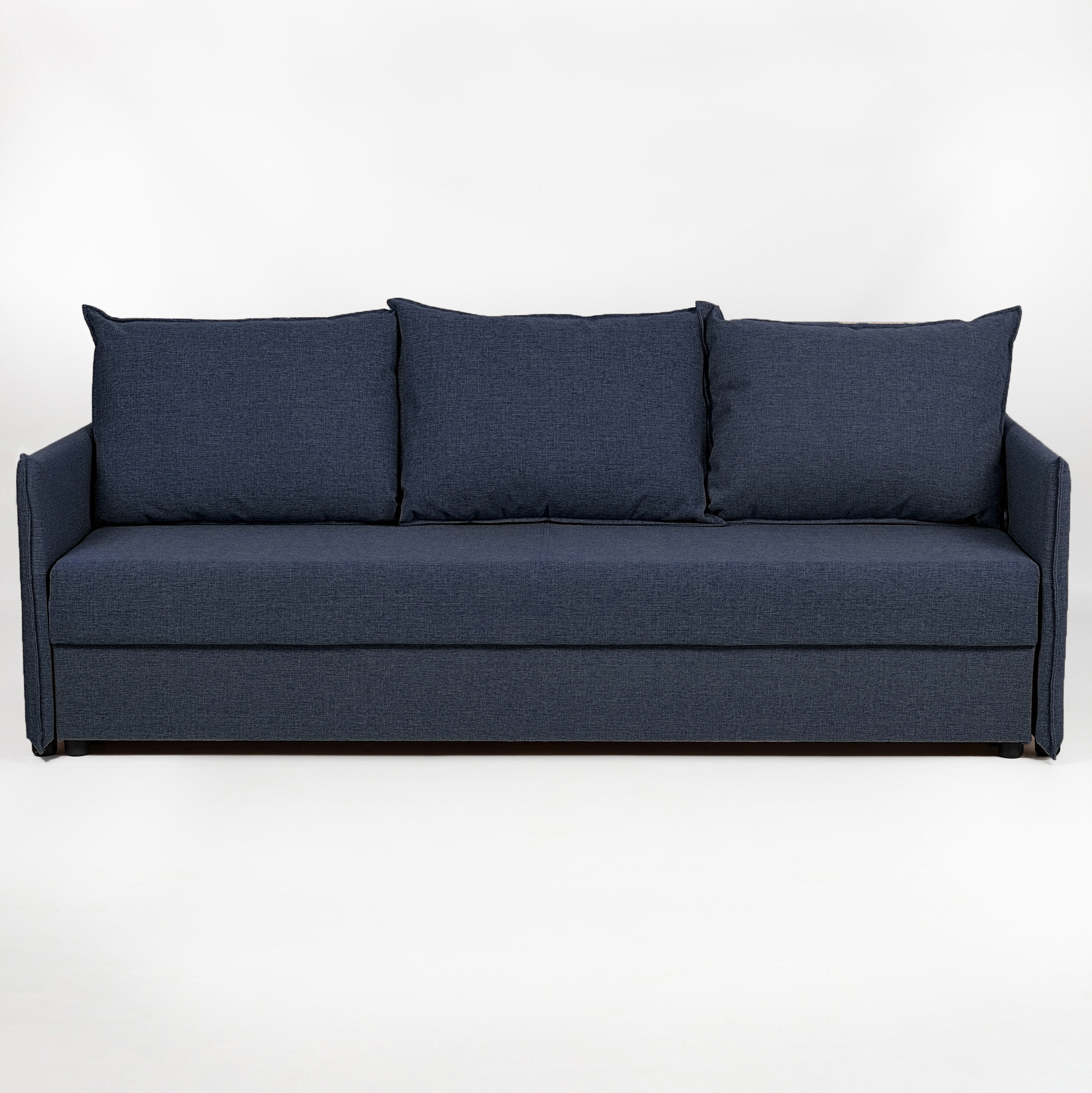 Изображение товара Диван Диван 24 Марсель 206x83x80 см рогожка цвет джинс