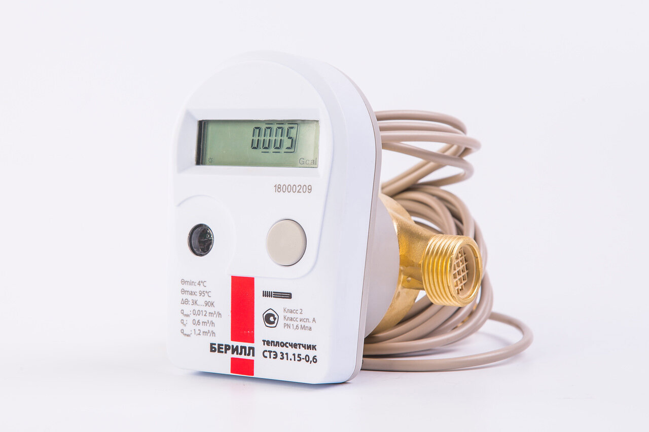 Изображение товара Теплосчетчик Ителма СТЭ 31 Беррил без интерфейса для учета тепловой энергии