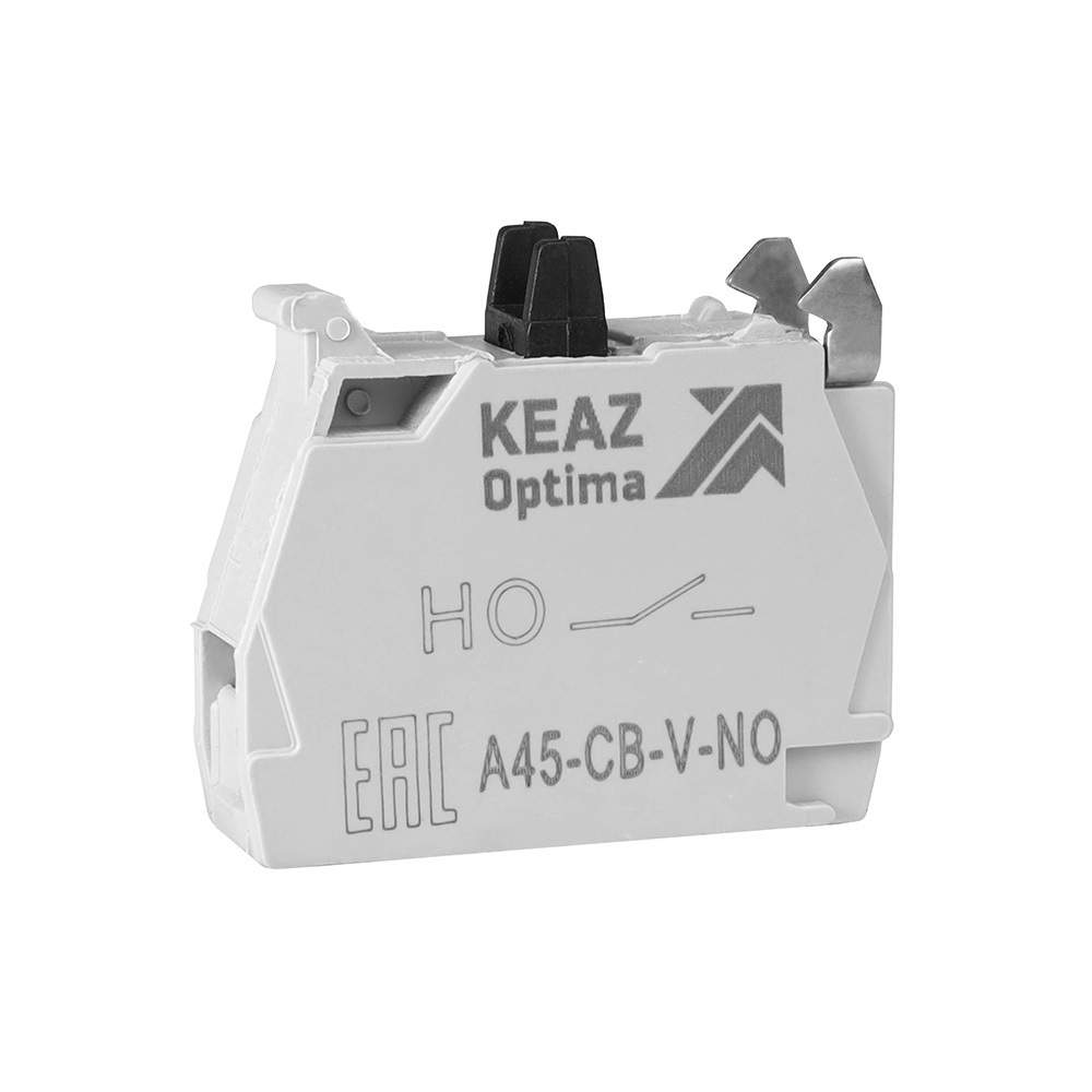 Изображение товара Блок контактный КЭАЗ OptiSignal D22 A45-CB-V-NO 1НО винтовой зажим ZBE101 1 шт Изображение товара Блок контактный КЭАЗ OptiSignal D22 A45-CB-V-NO 1НО винтовой зажим ZBE101 1 шт