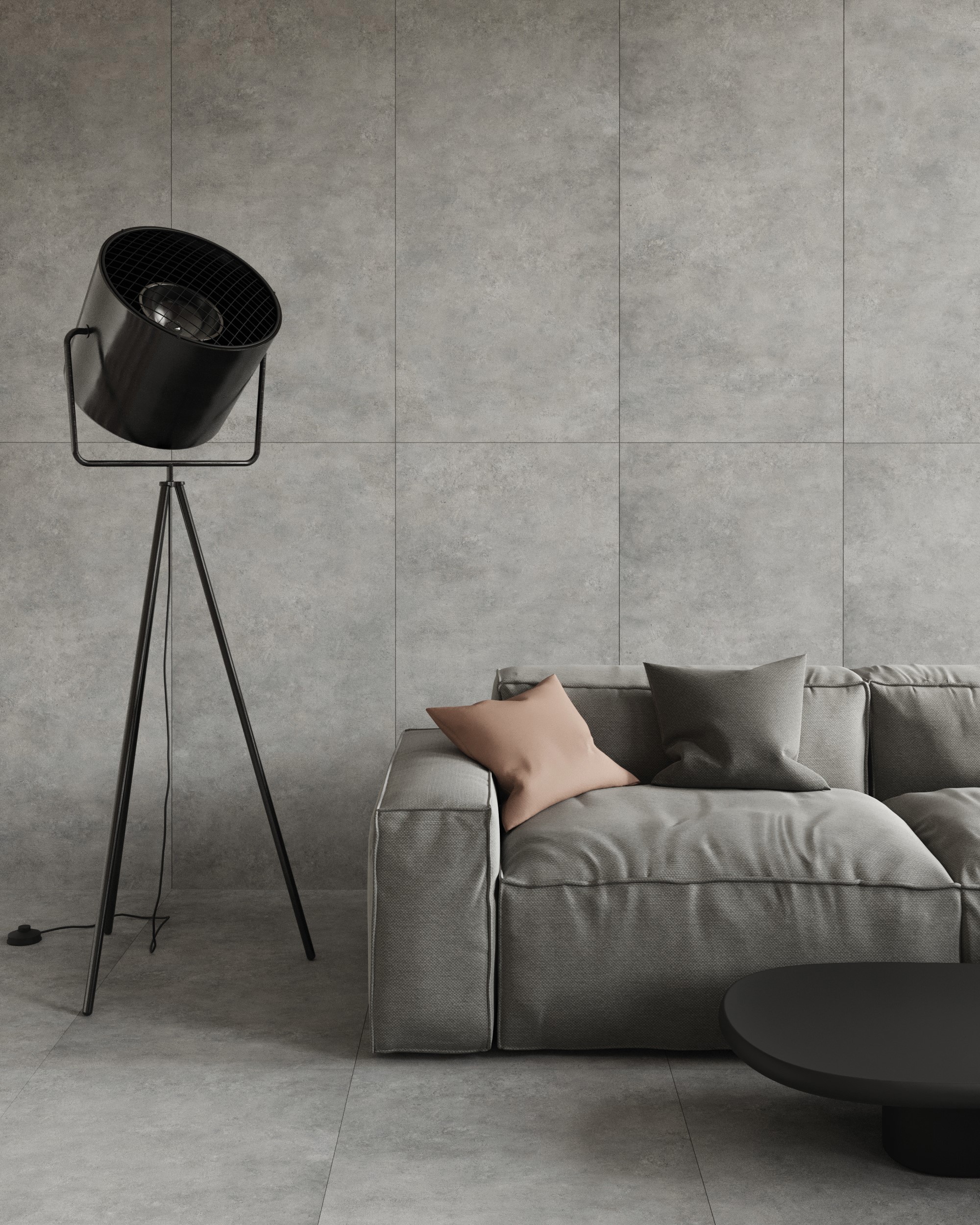 Изображение товара Керамогранит Decovita Clay Grey HDR Stone 60x120 см для интерьеров и фасадов