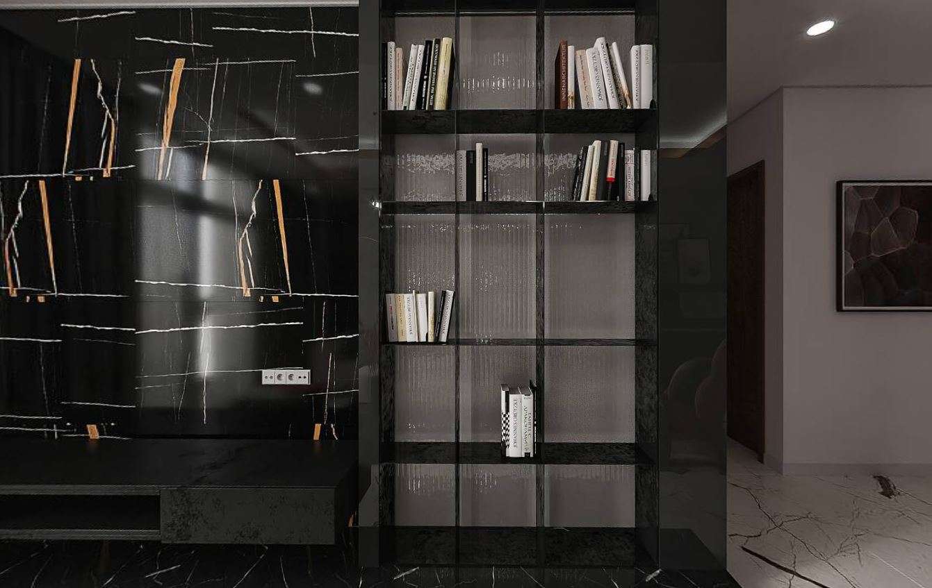 Изображение товара Керамогранит Absolut Gres AB 1058G Lambert Black 60x120 см полированный