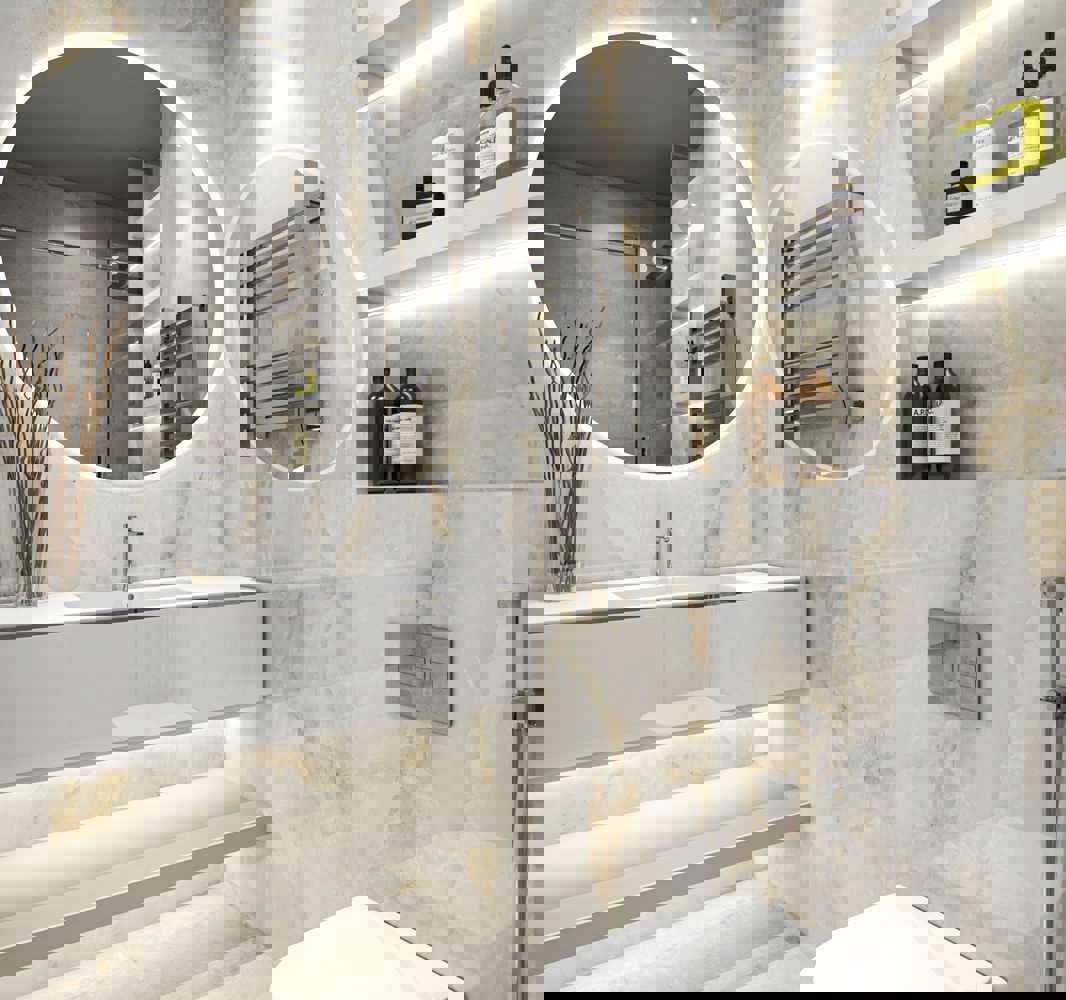 Изображение товара Керамогранит Absolut gres AB 1137G 60x120 см серый серебристый полированный для стен и пола